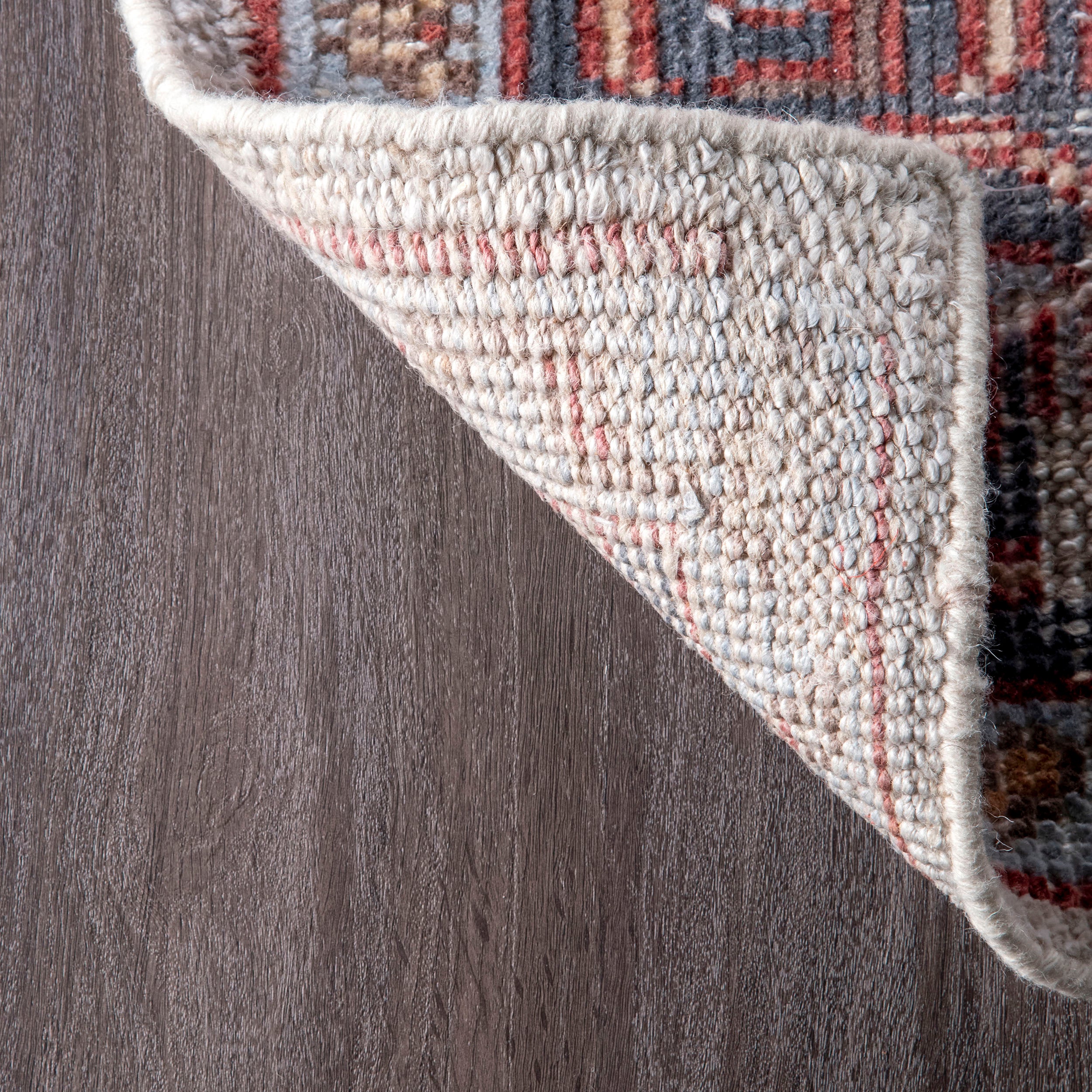 Nataly Hand Knotted Bloom Medallion Area Rug - Image 4