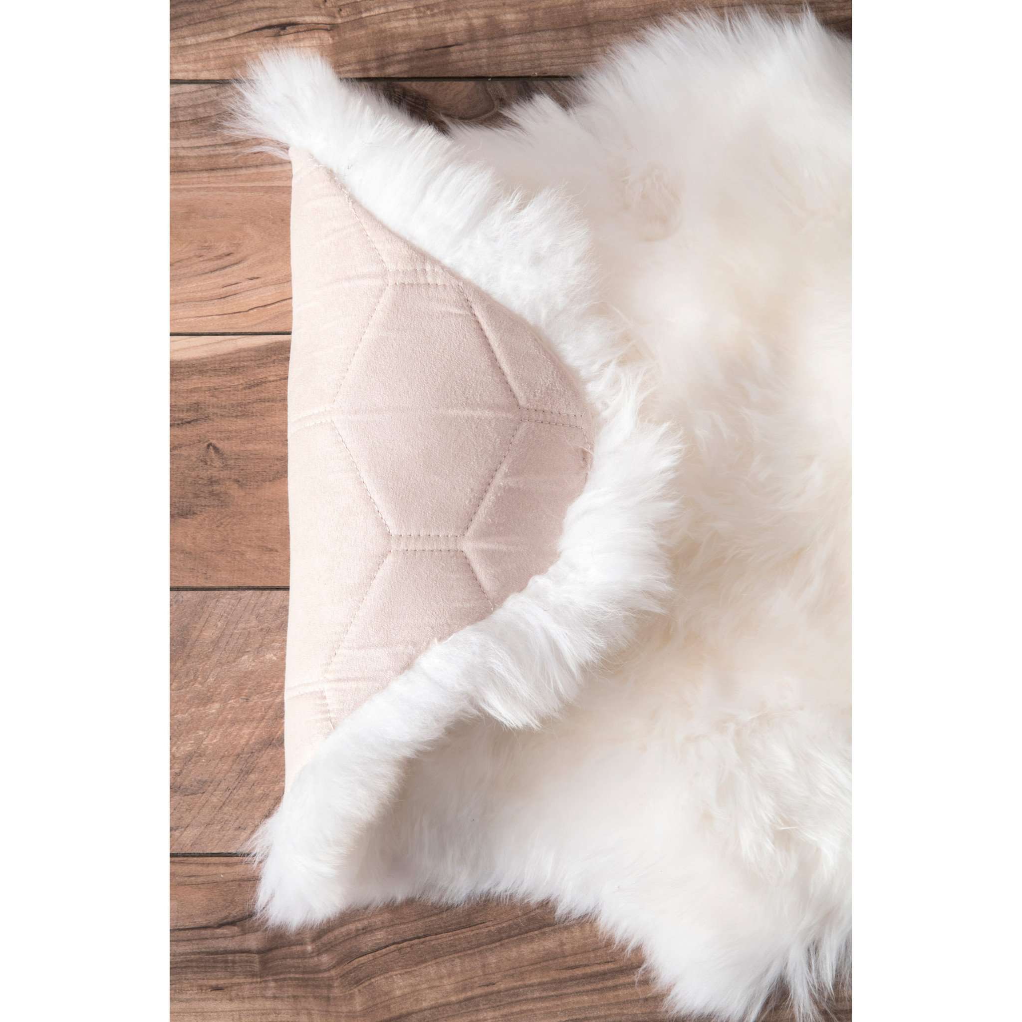 Hand Made Due Sheepskin Area Rug - Image 3