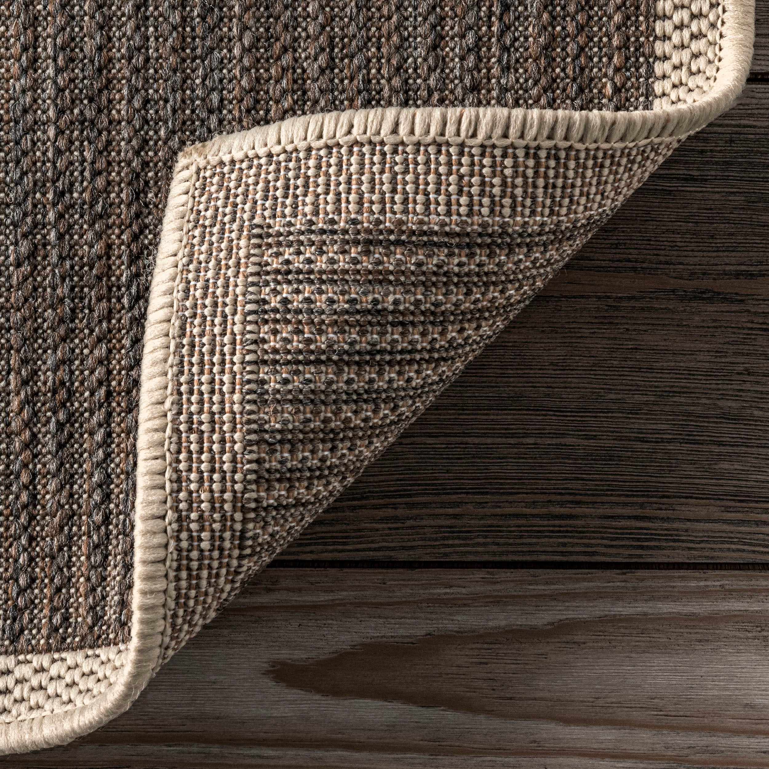 Ryann Glen Check Indoor/Outdoor Area Rug - Image 4