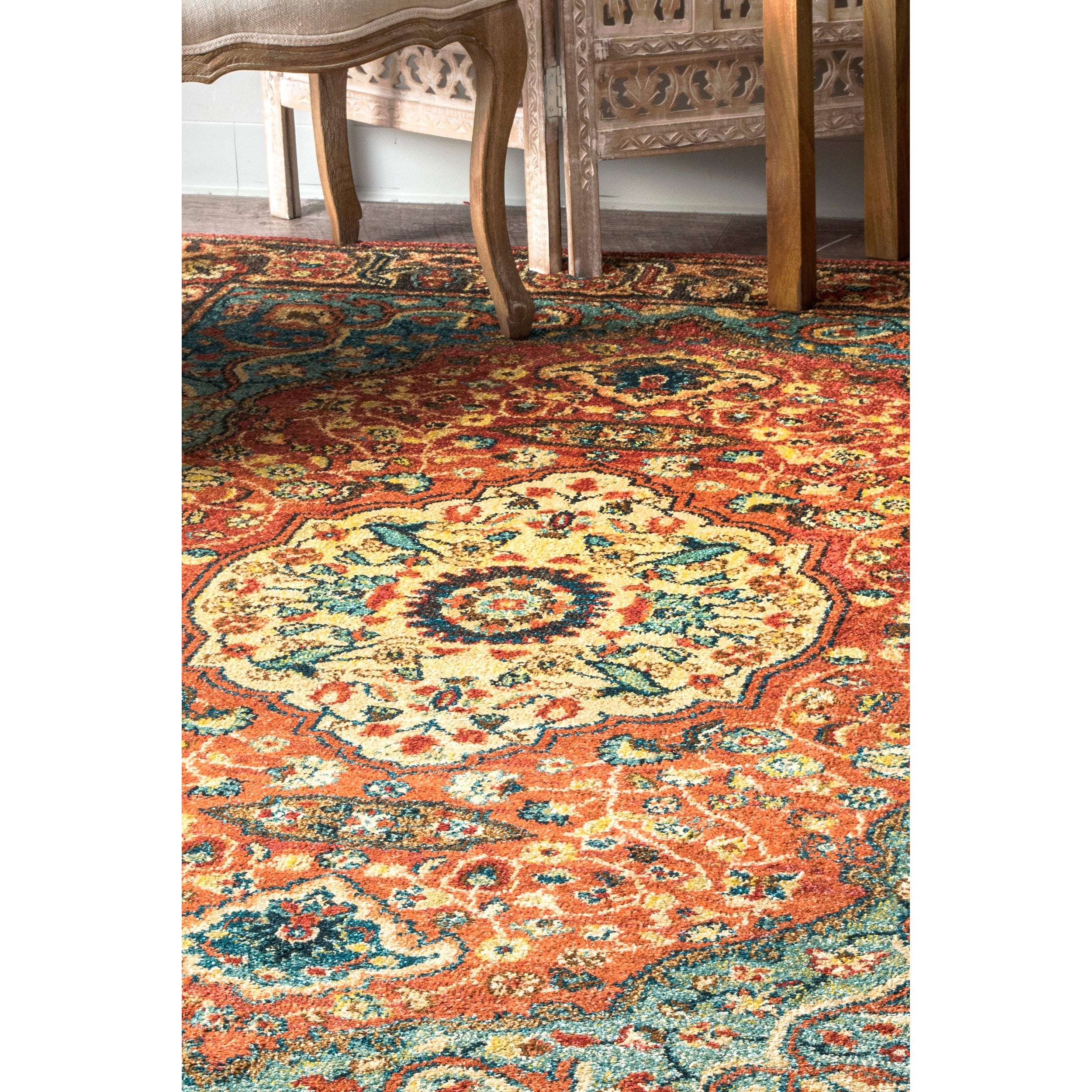 Floral Medallion Pearlie Rug - Image 3