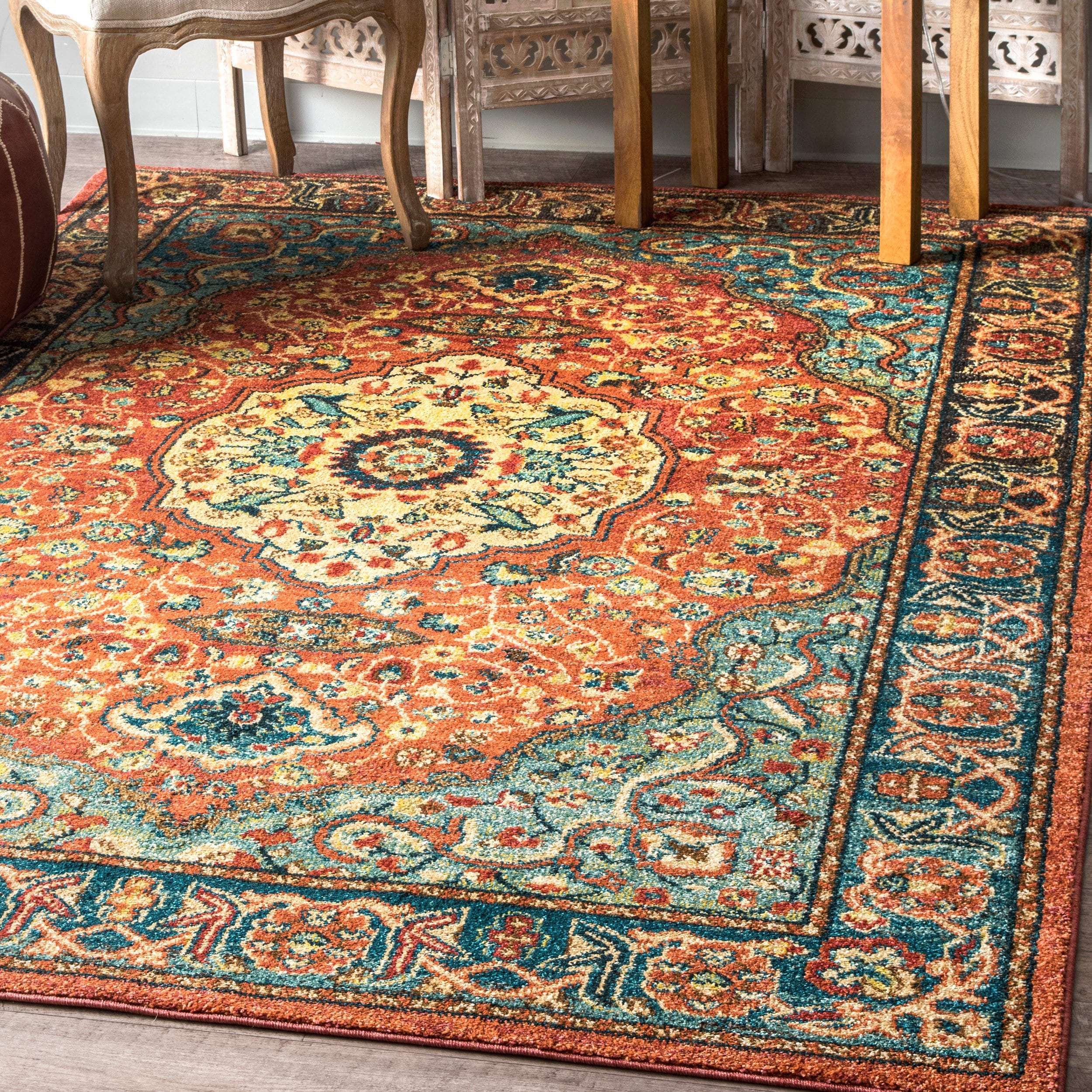 Floral Medallion Pearlie Rug - Image 2