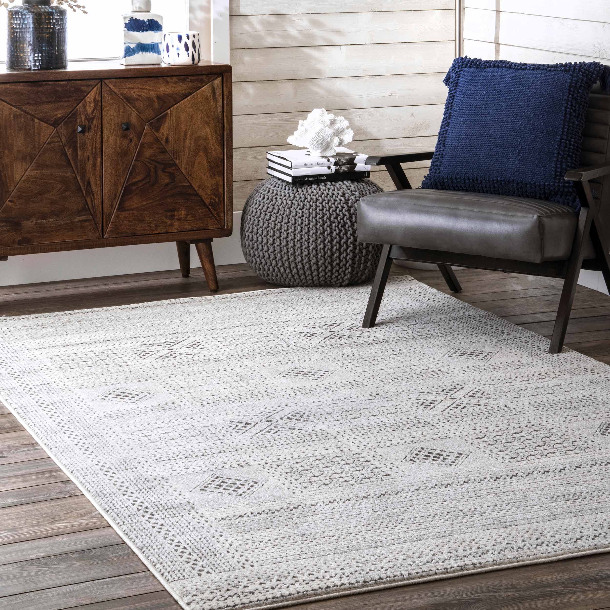 Blake Tiled Patchwork Area Rug - Image 2