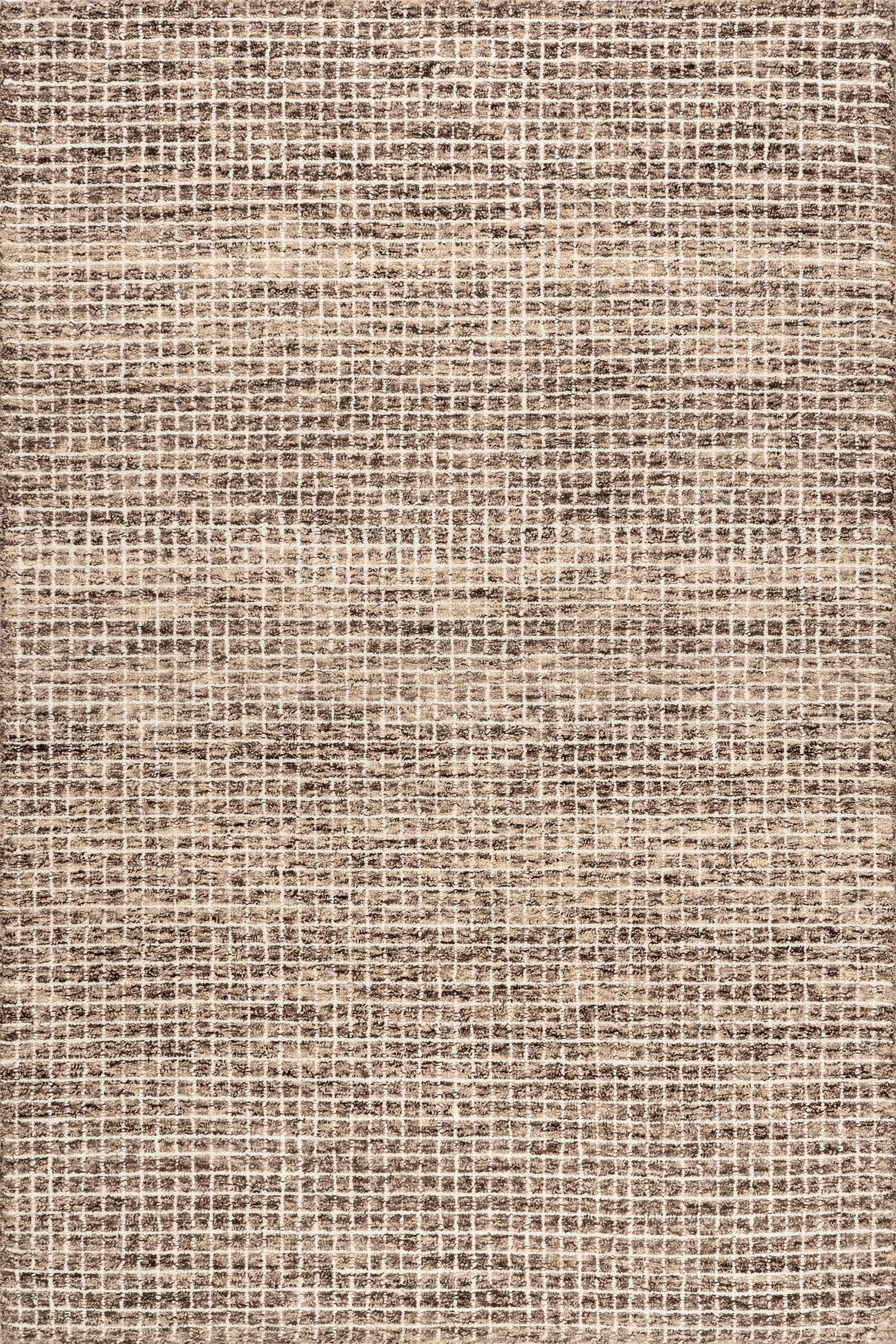 Melrose Checked Wool Area Rug