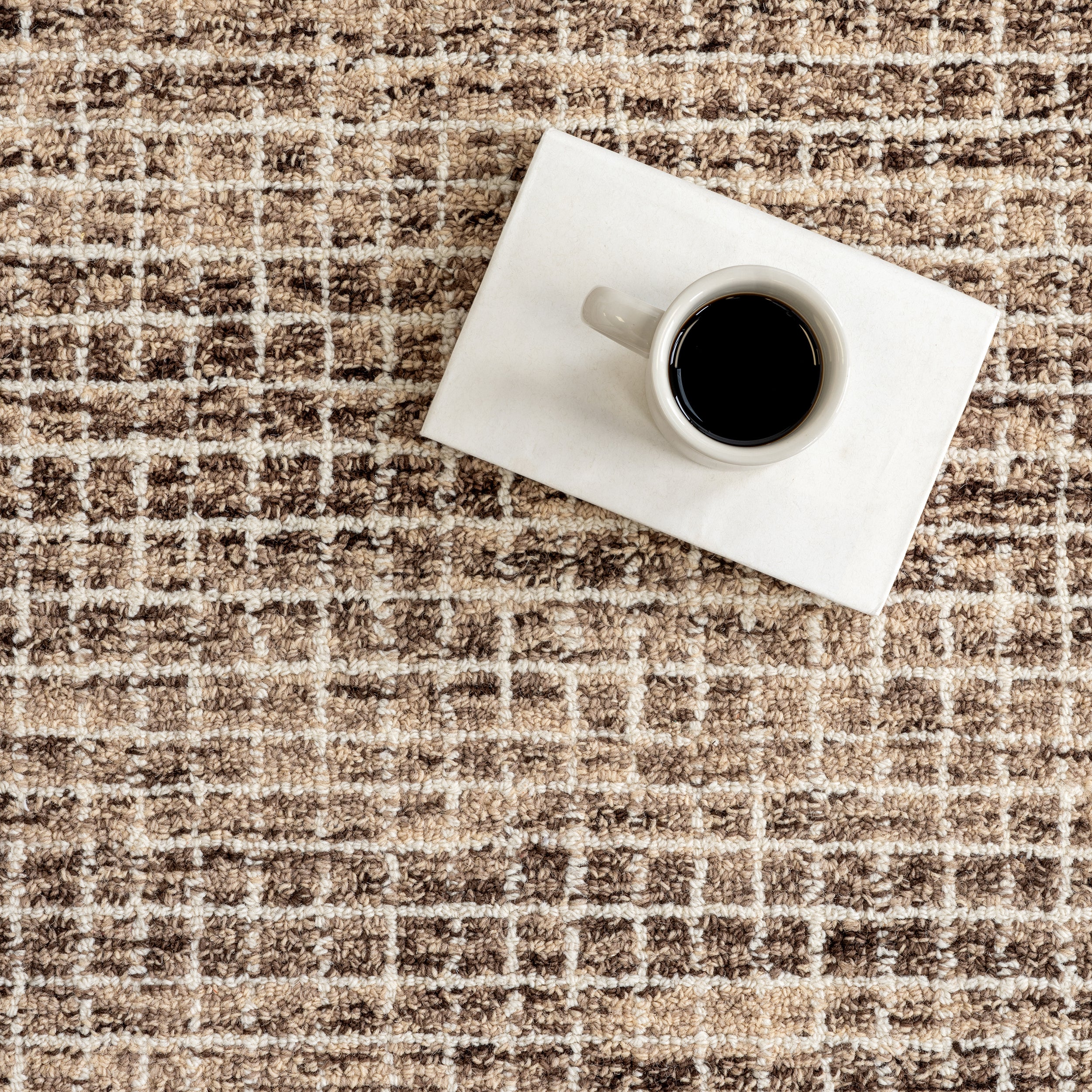 Melrose Checked Wool Area Rug - Image 3
