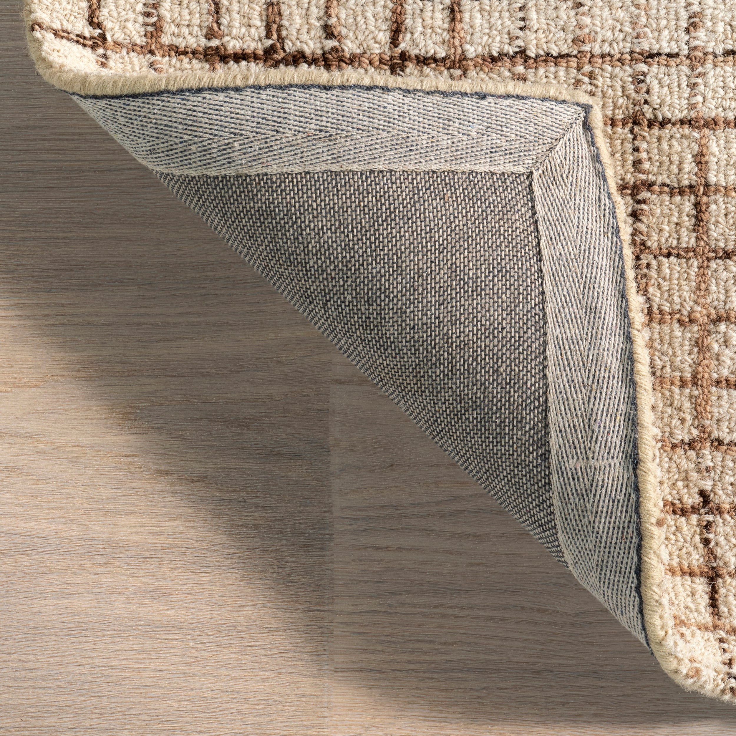 Melrose Checked Wool Area Rug - Image 12