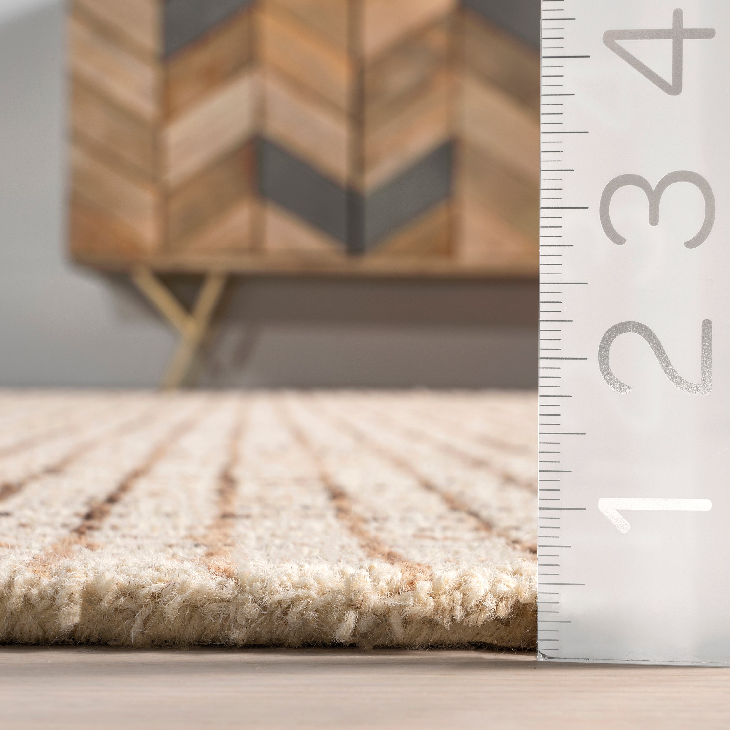 Melrose Checked Wool Area Rug - Image 11