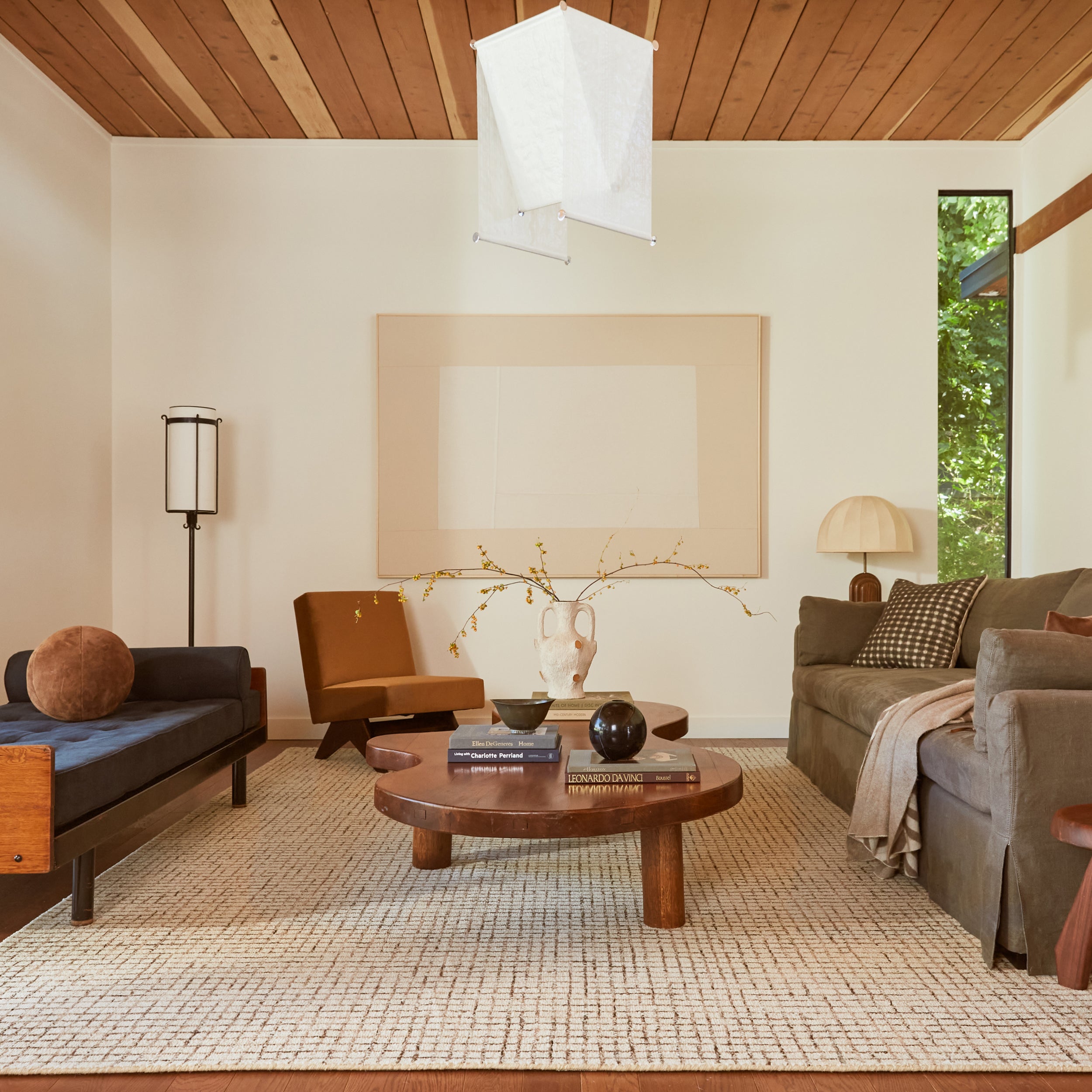 Melrose Checked Wool Area Rug - Image 8