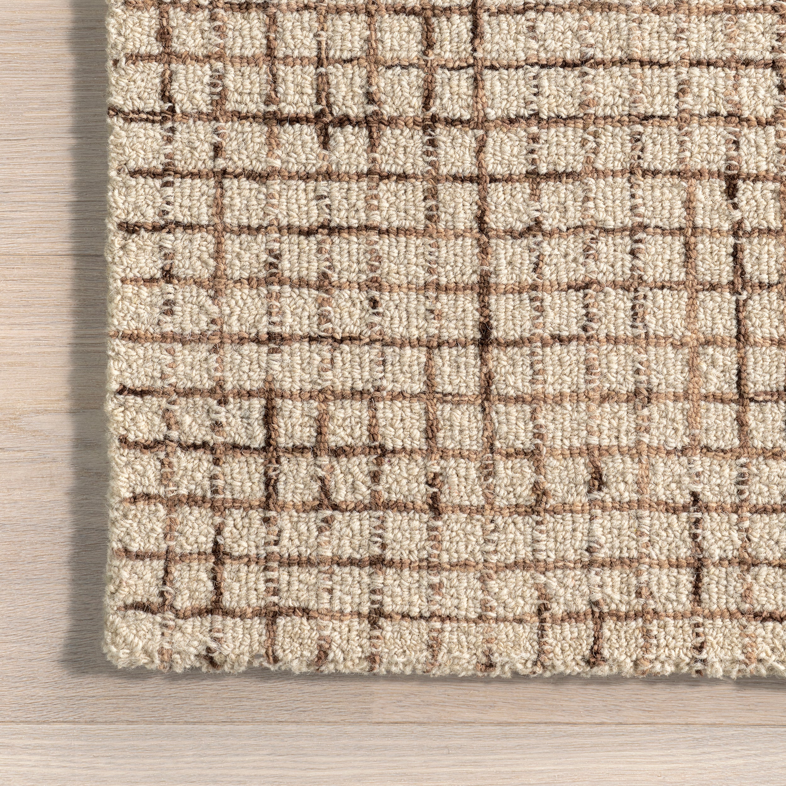 Melrose Checked Wool Area Rug - Image 13