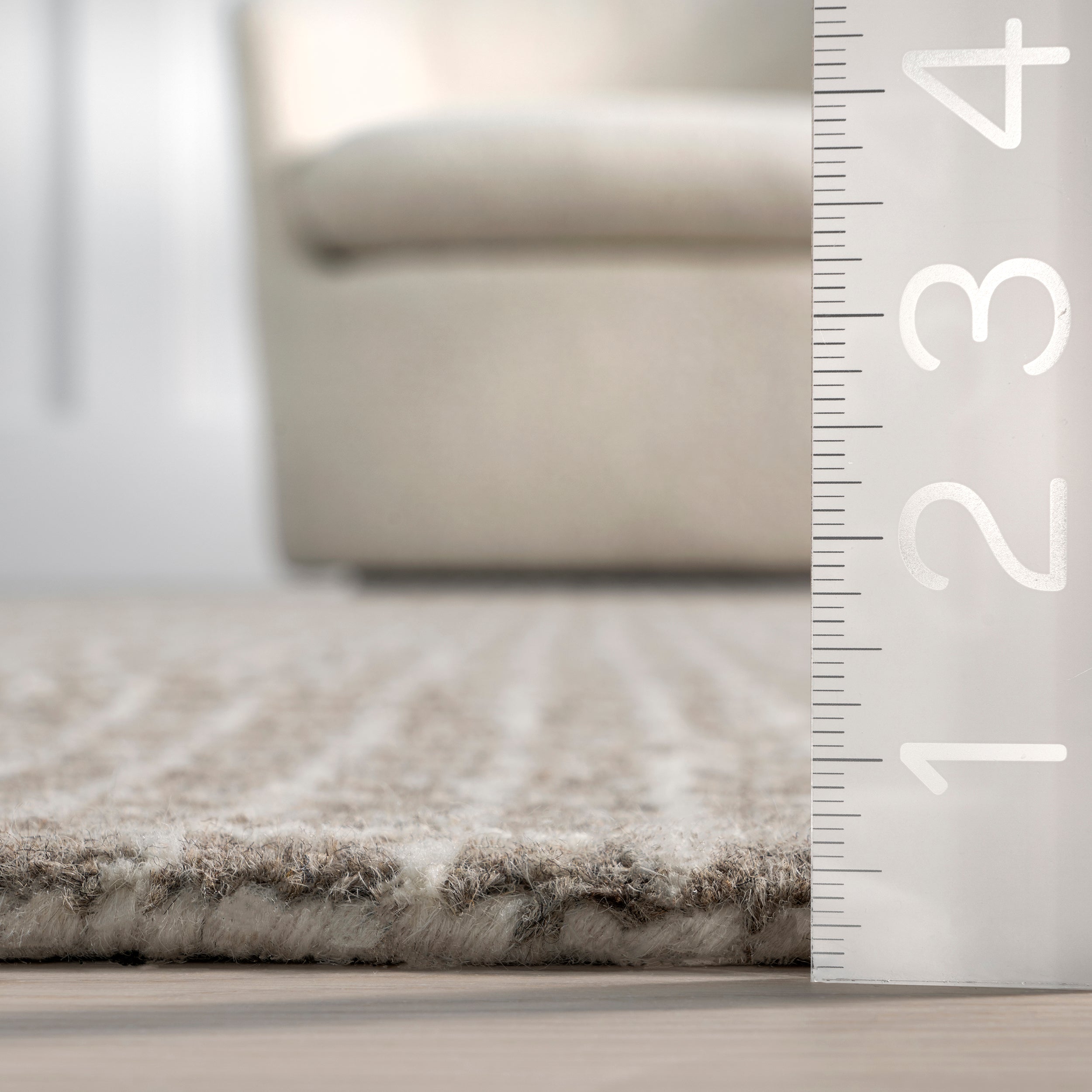 Melrose Checked Wool Area Rug - Image 17