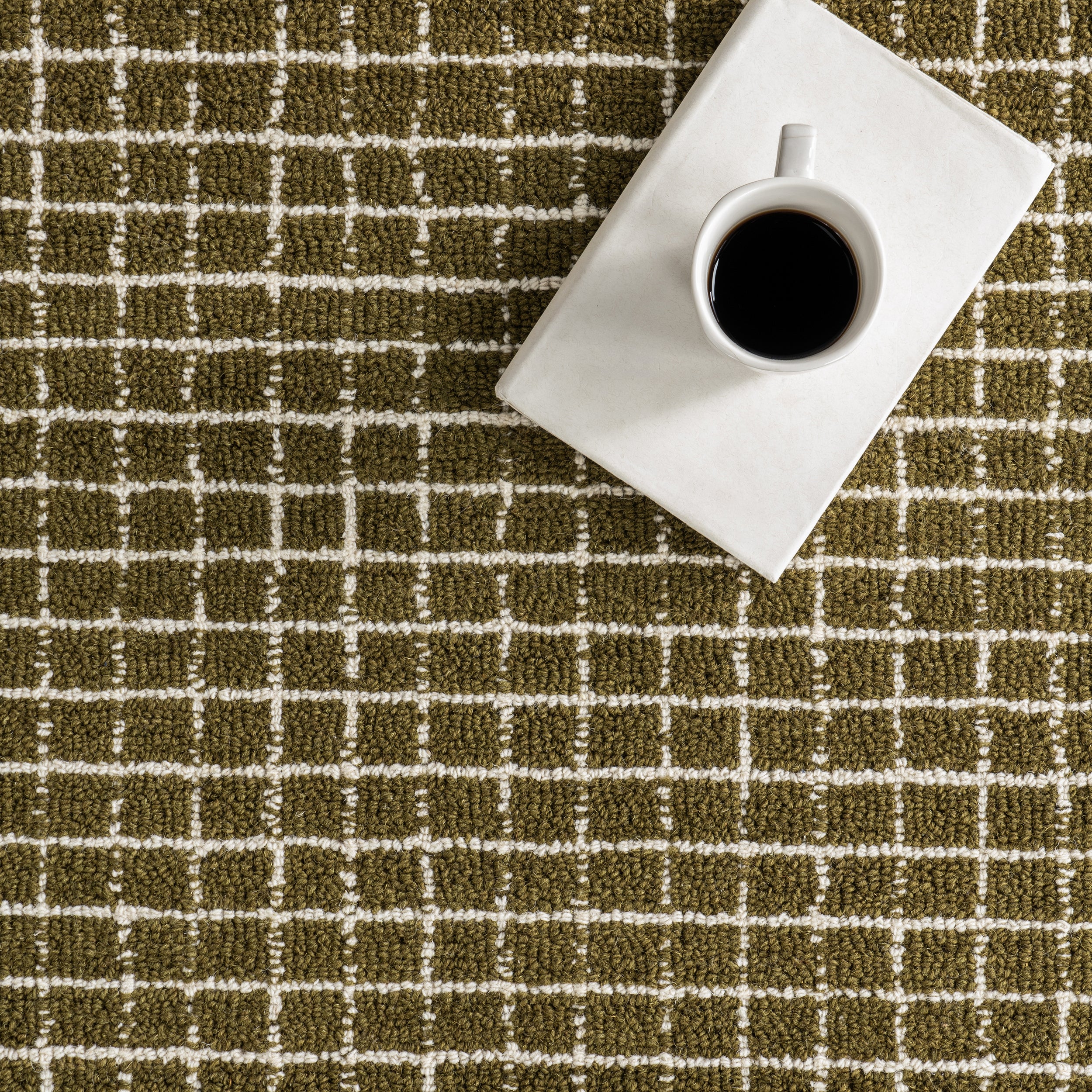 Melrose Checked Wool Area Rug - Image 23