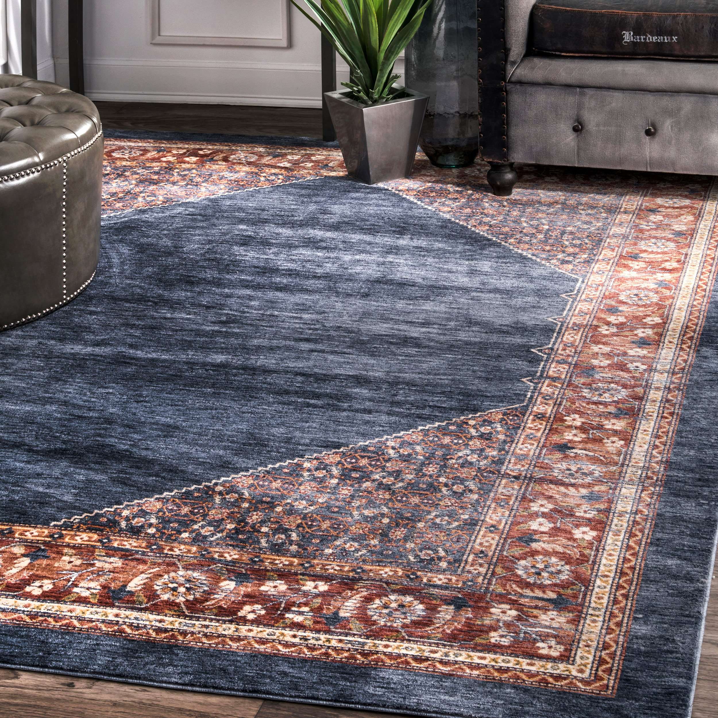 Vintage Purnell Floral Rug - Image 2