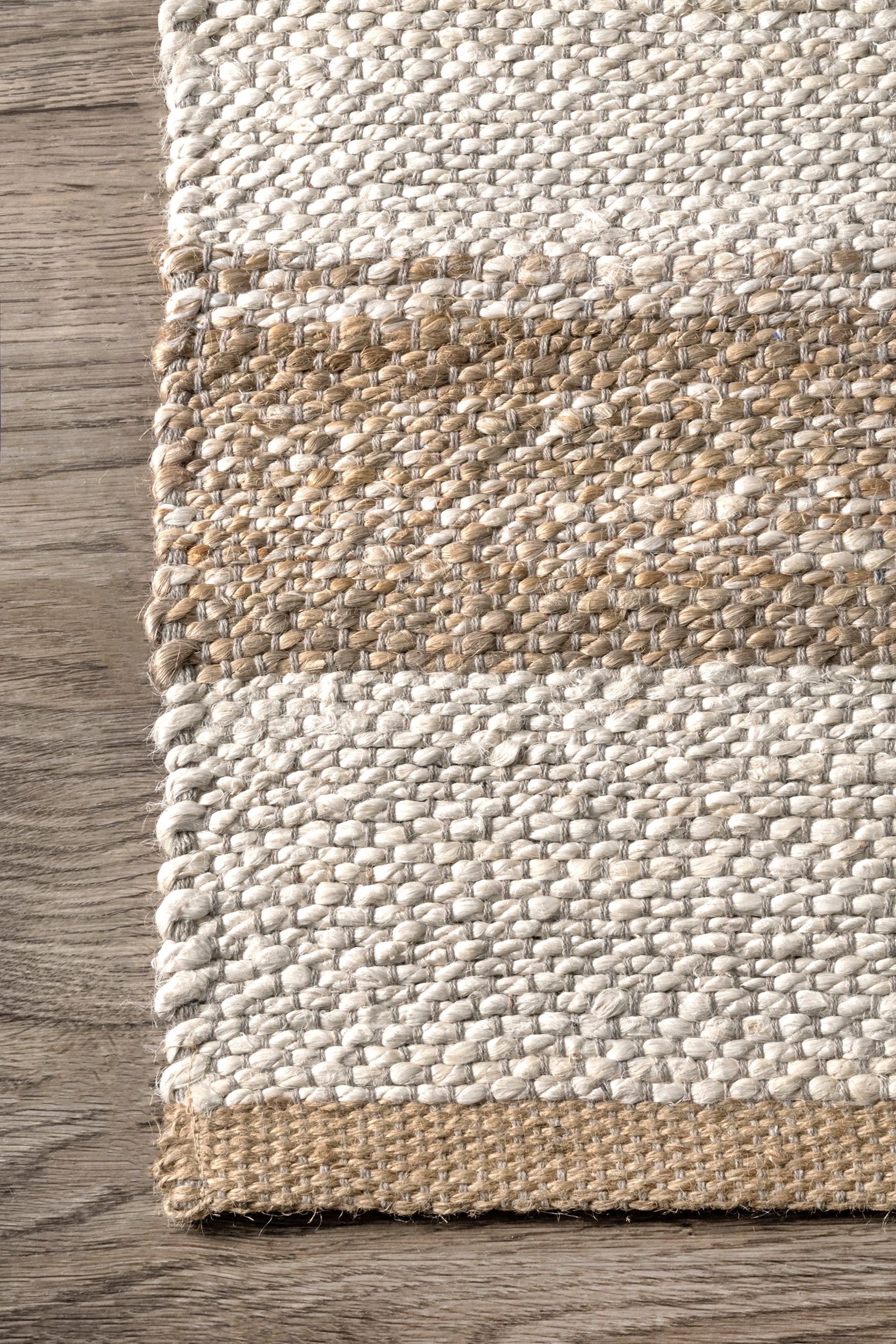 Ren Striped Jute Area Rug - Image 4