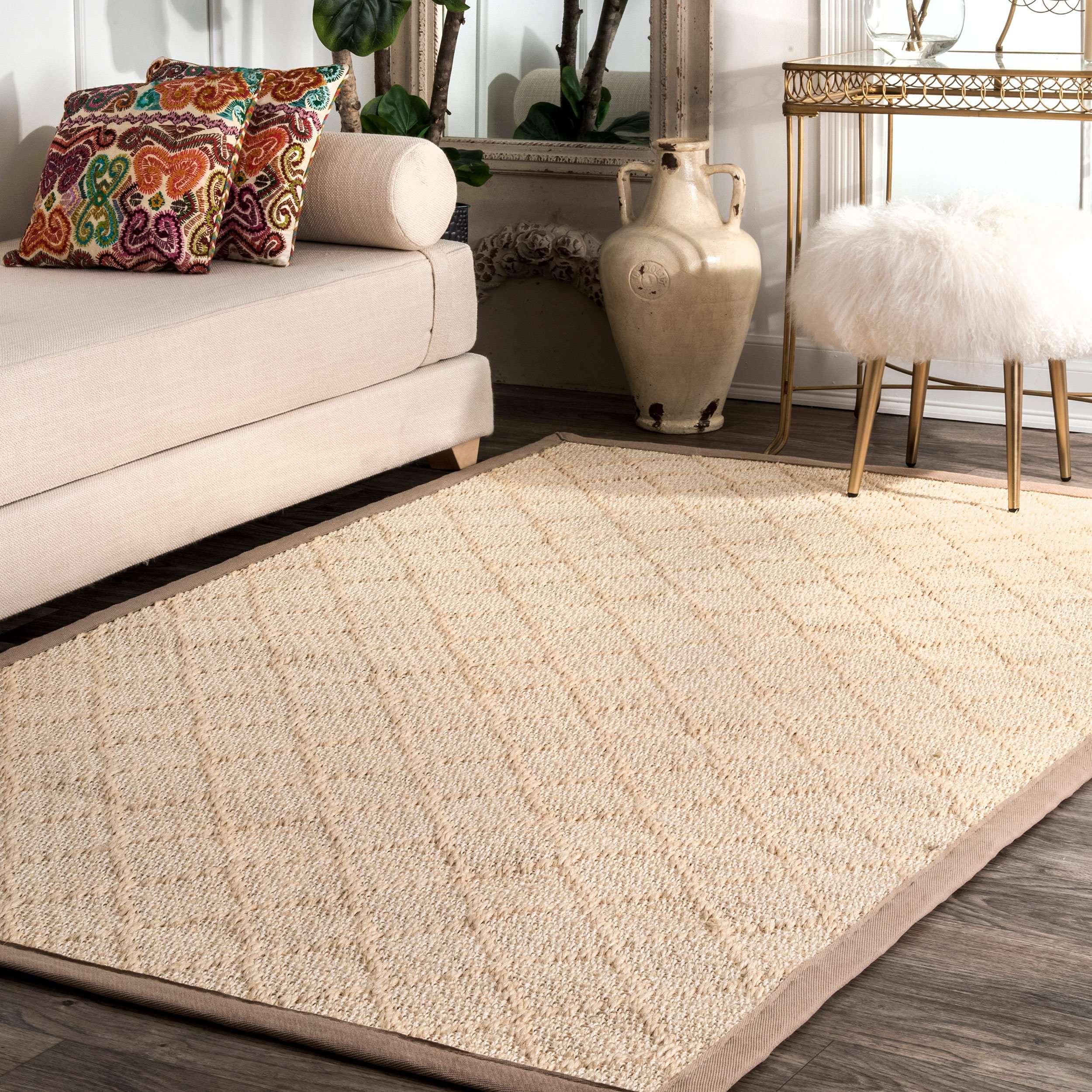 Bordered Donnetta Sisal Area Rug - Image 2