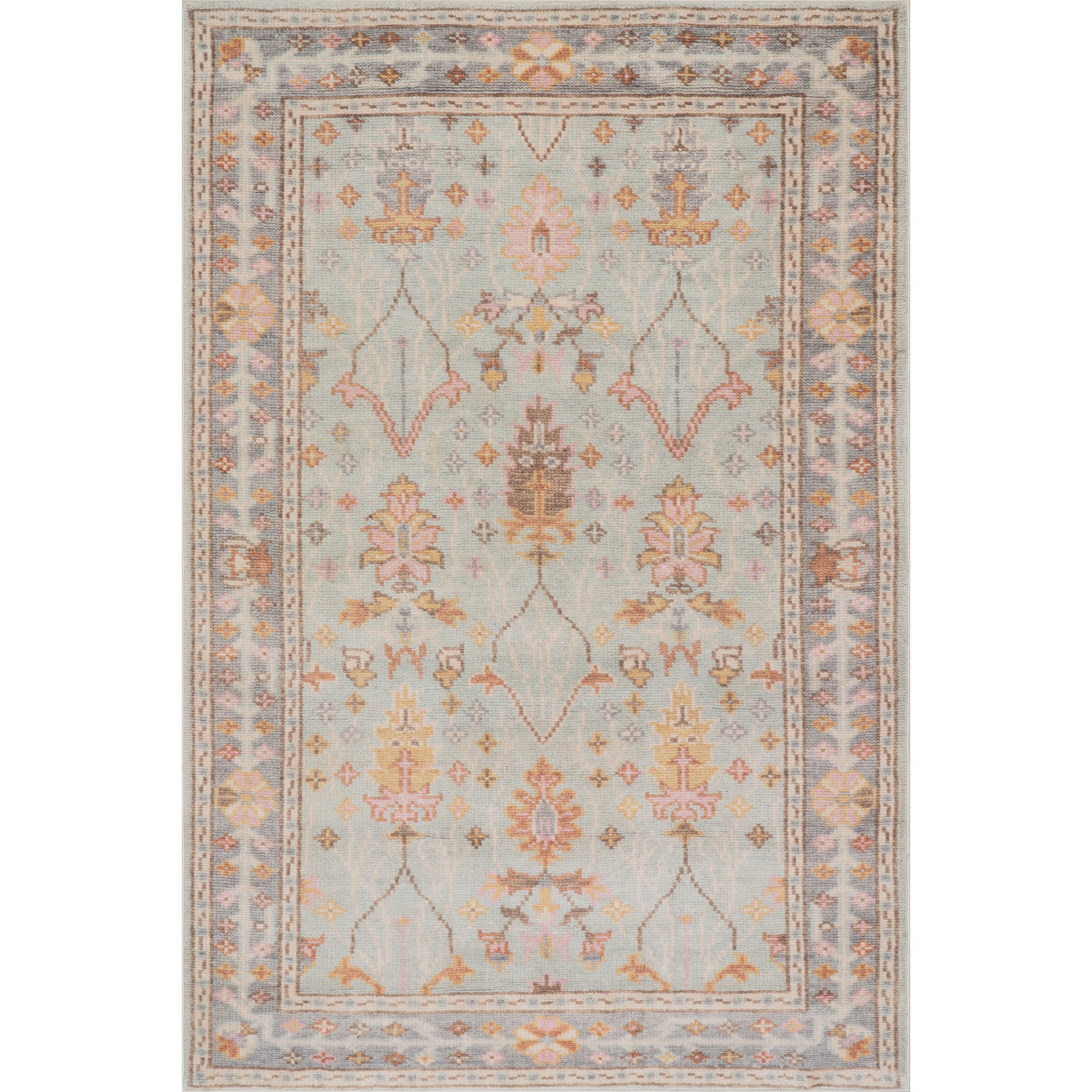 Nuloom Virella Hand Knotted Wool Area Rug