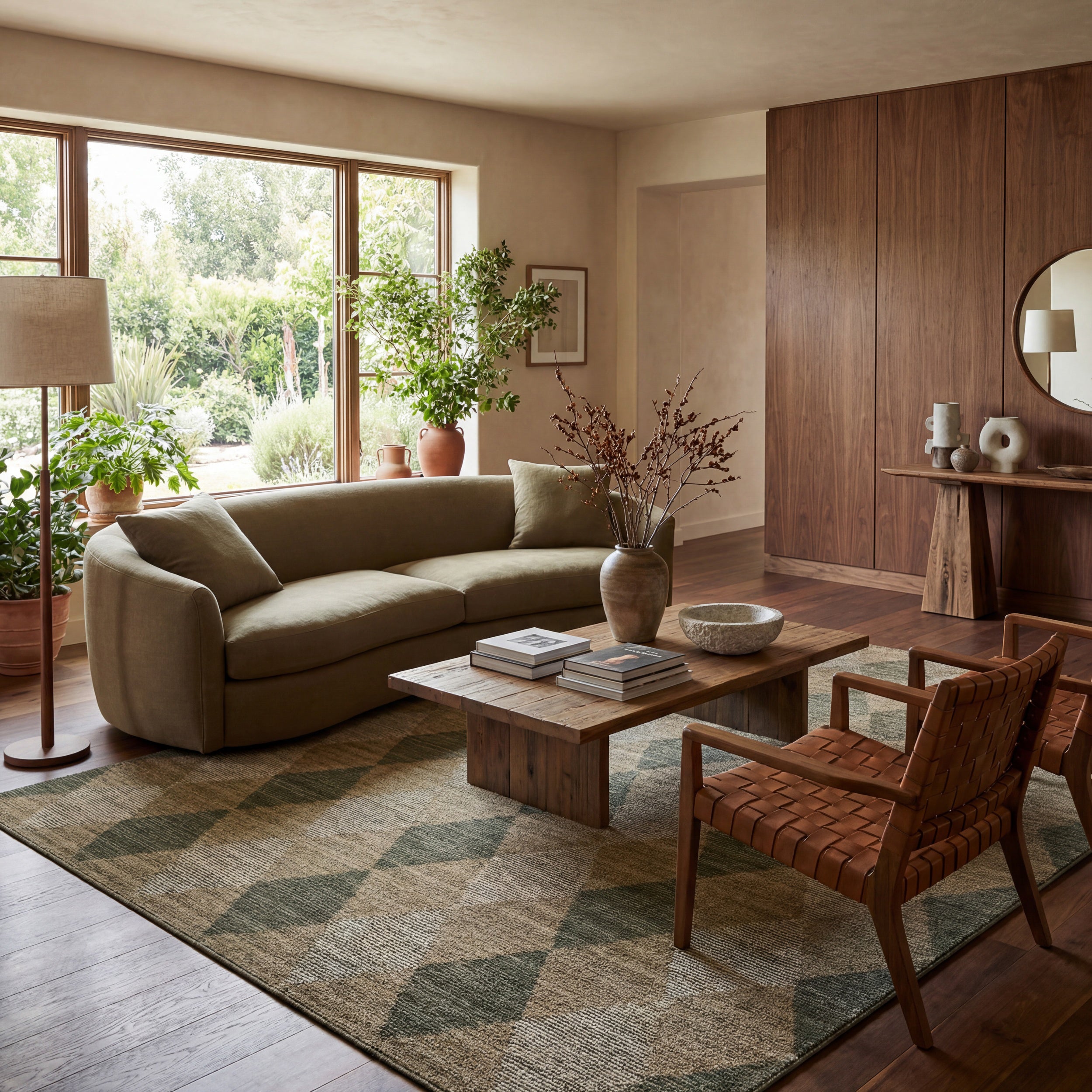 nuLOOM Lyrisse Mid Century Diamond Area Rug - Image 2
