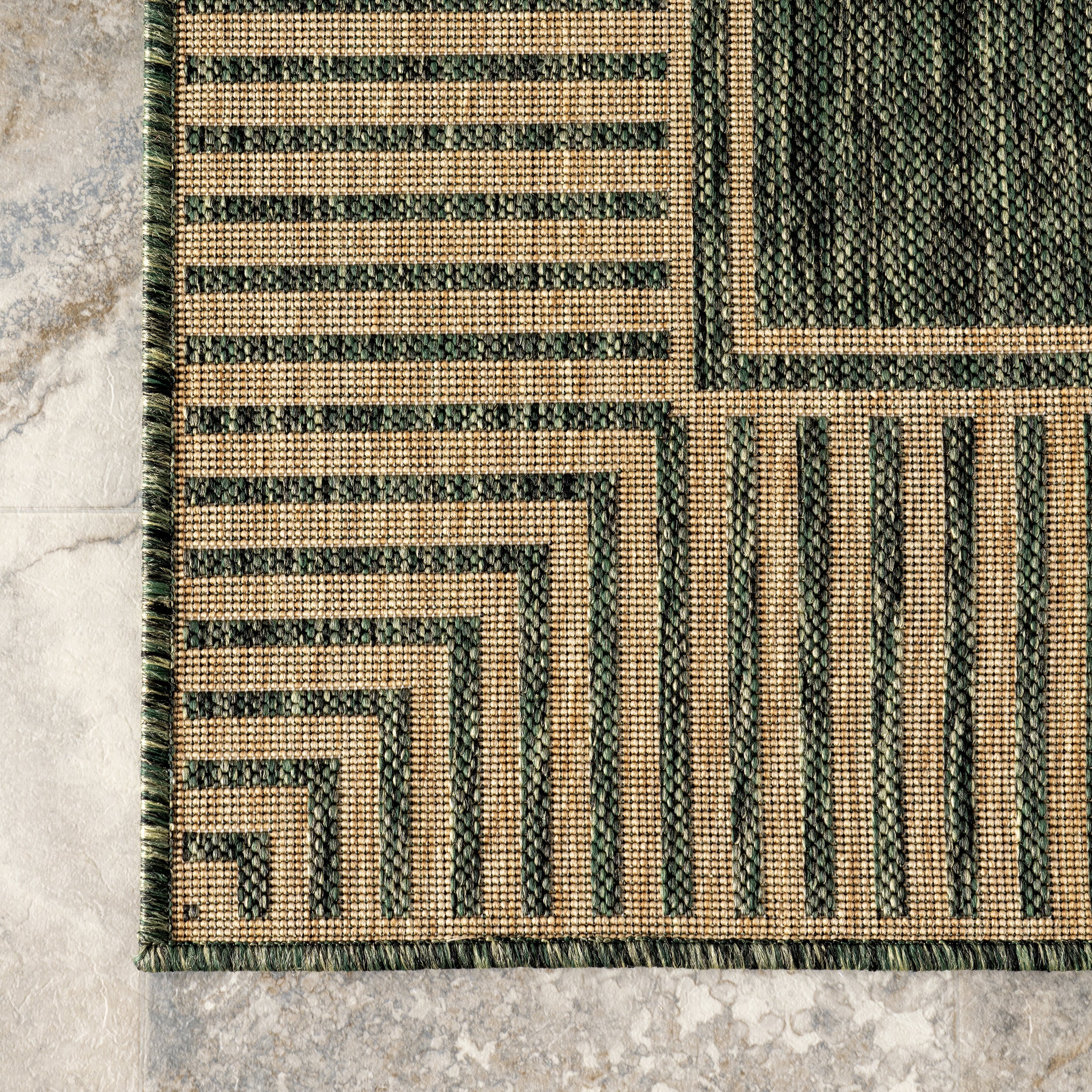 Nuloom Asha Simple Striped Indoor/Outdoor Area Rug - Image 22