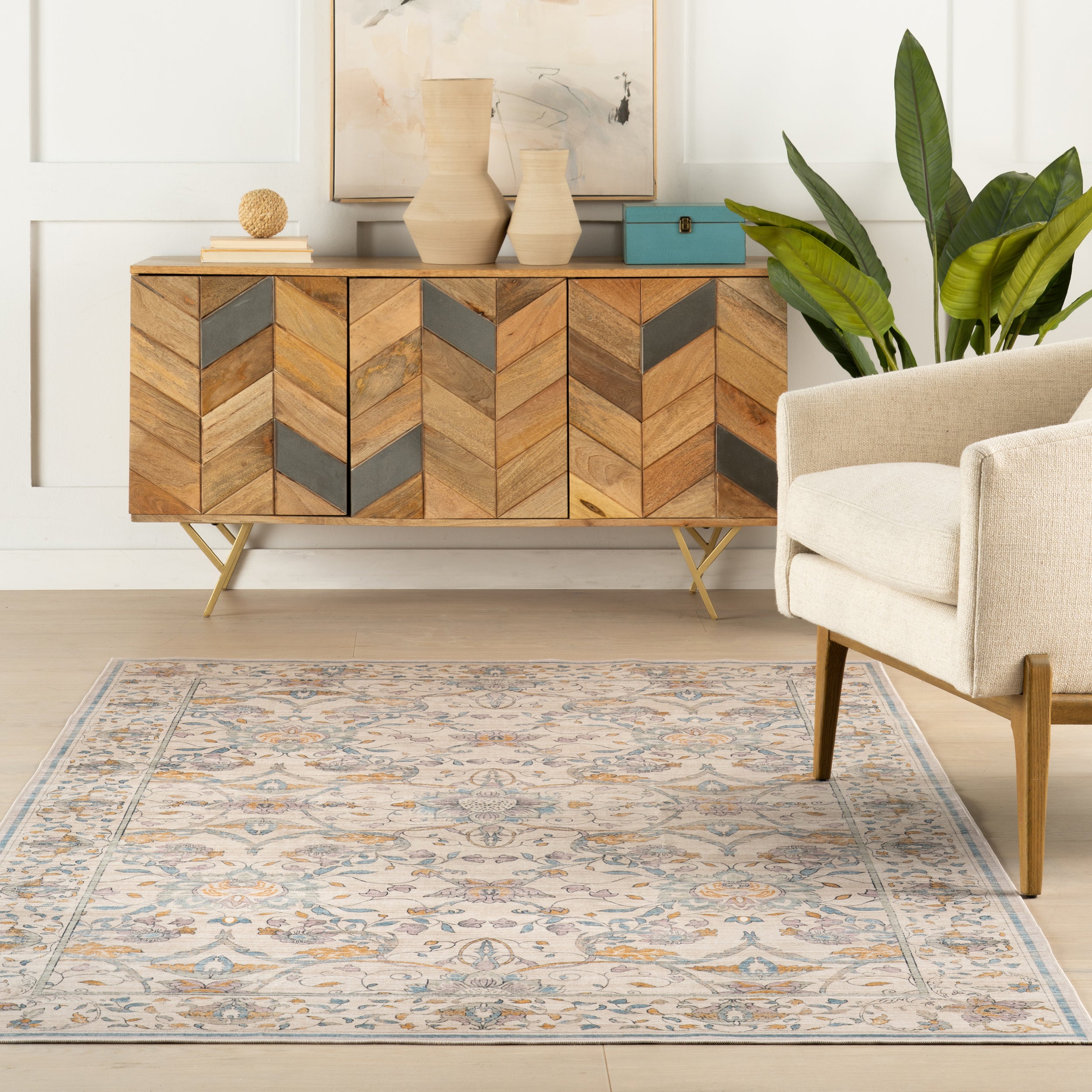 Nuloom Veliora Floral Washable Area Rug - Image 9