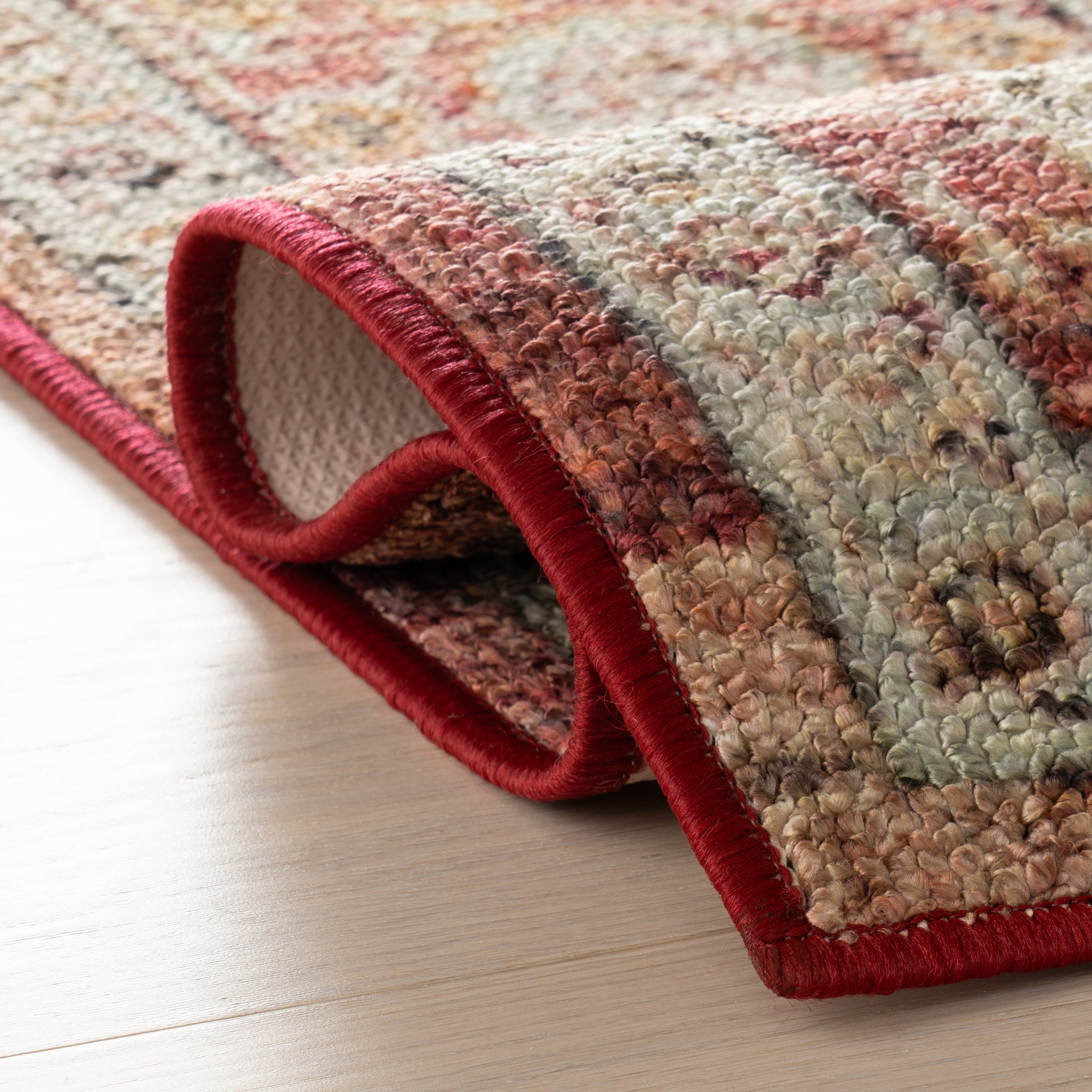 Nuloom Cirella Traditional Medallion Washable Area Rug - Image 4