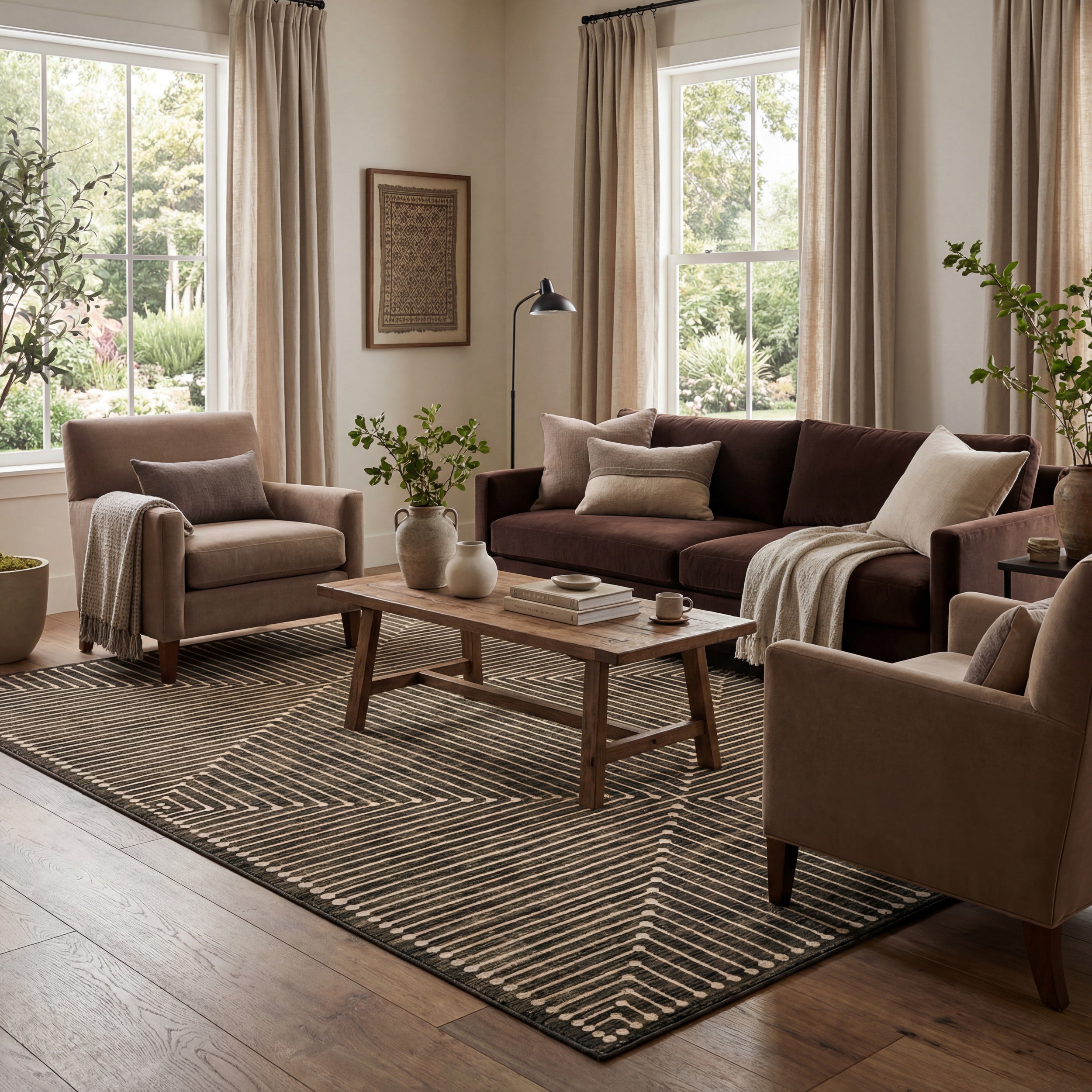 Nuloom Perenna Geometric Washable Rug - Image 11