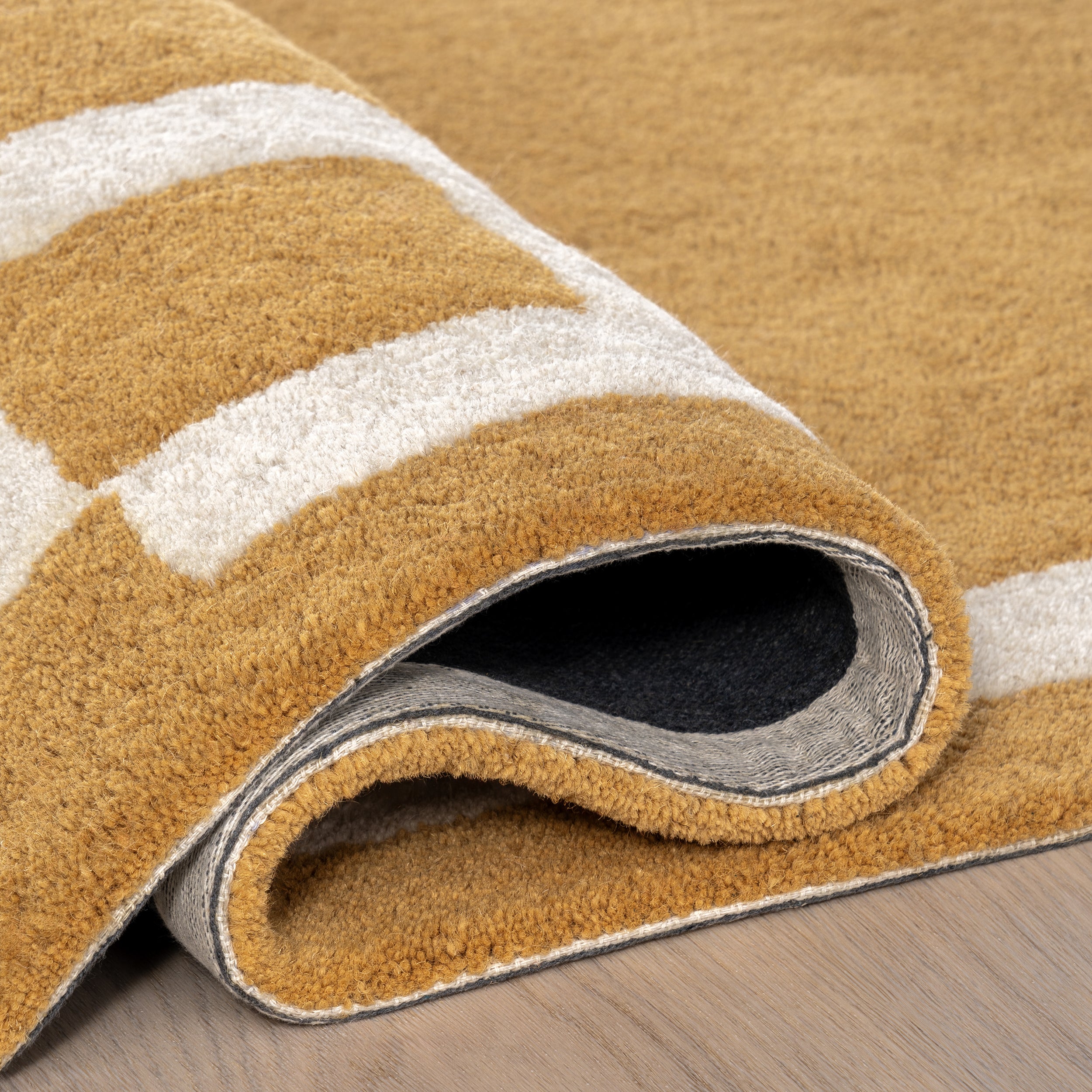 Grace Bordered Wool Area Rug - Image 4