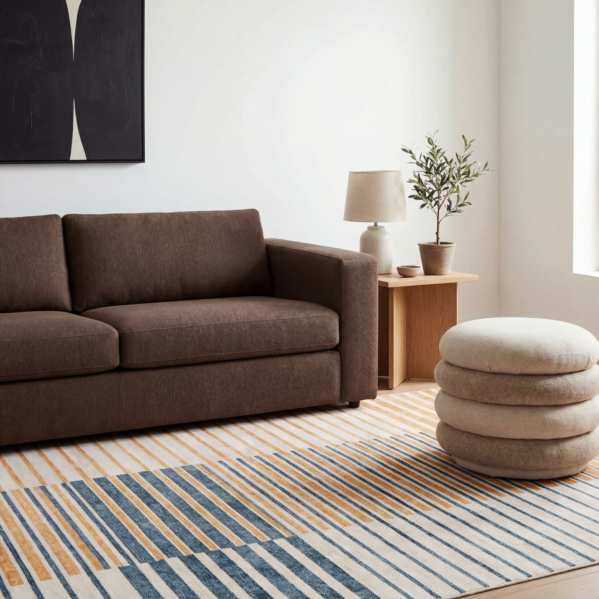 Nuloom Ondelia Striped Washable Rug - Image 9