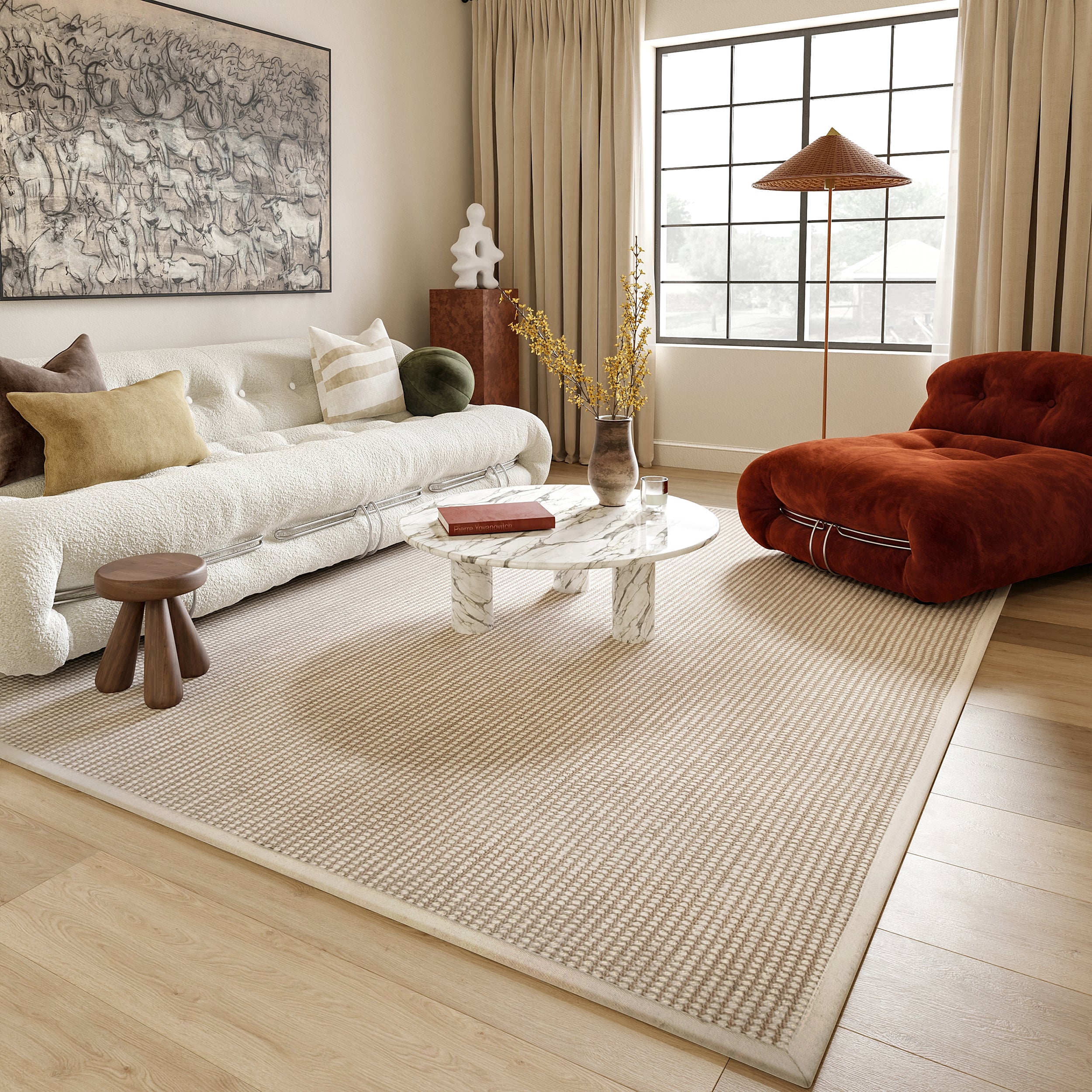 Patricia Jute and Wool Area Rug - Image 2