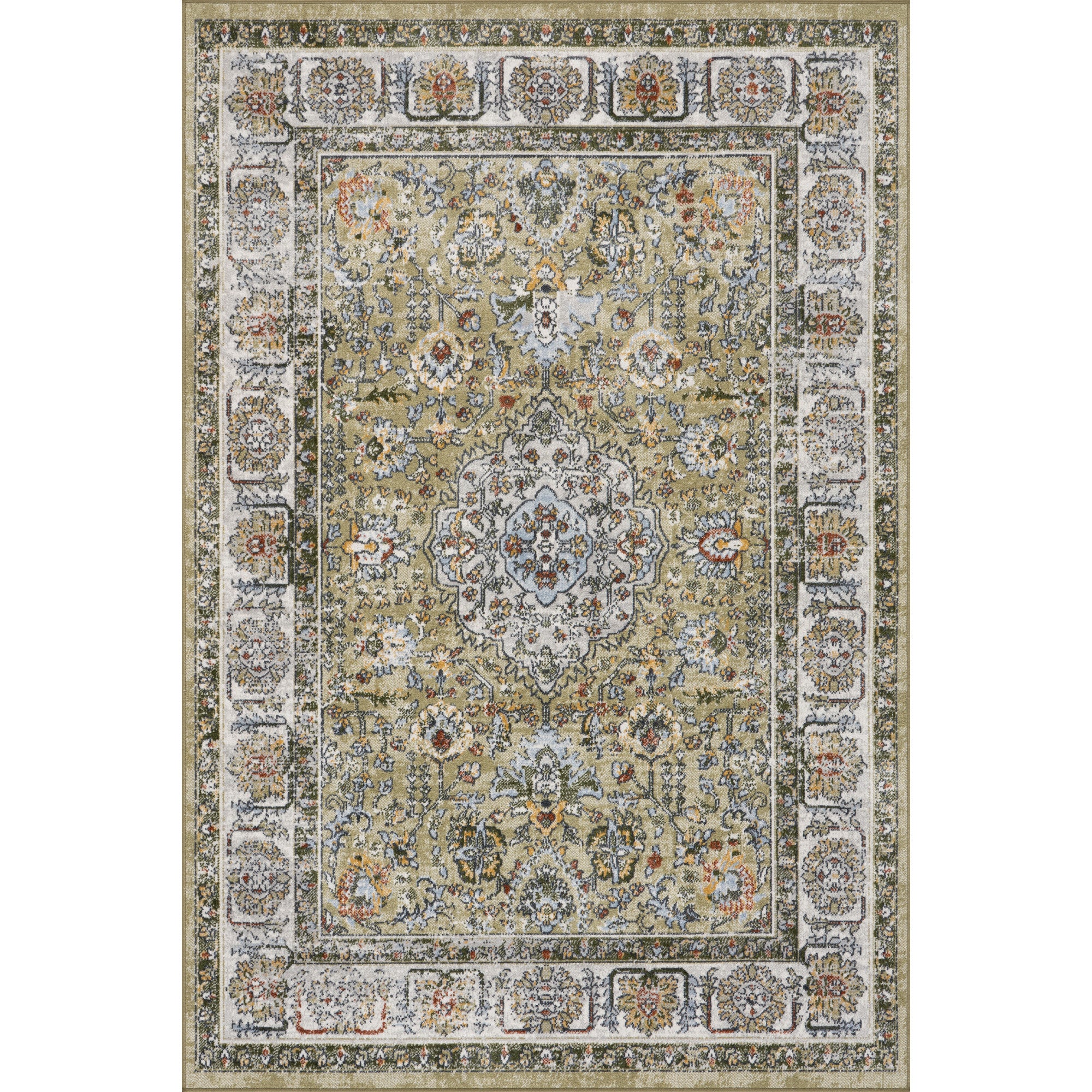 Valencia Traditional Persian Machine Washable Area Rug - Image 11