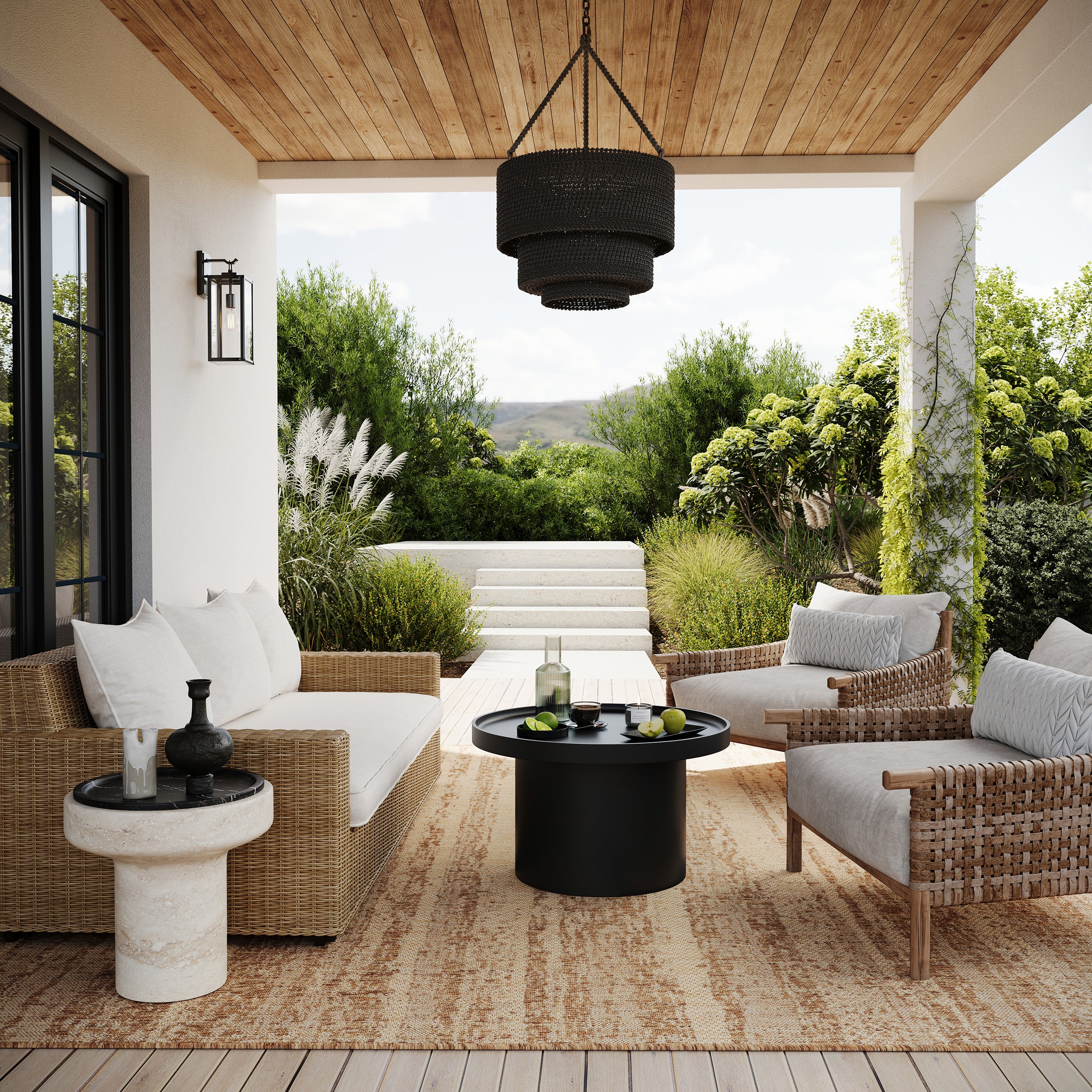 Nellea Modern Indoor/Outdoor Area Rug - Image 2