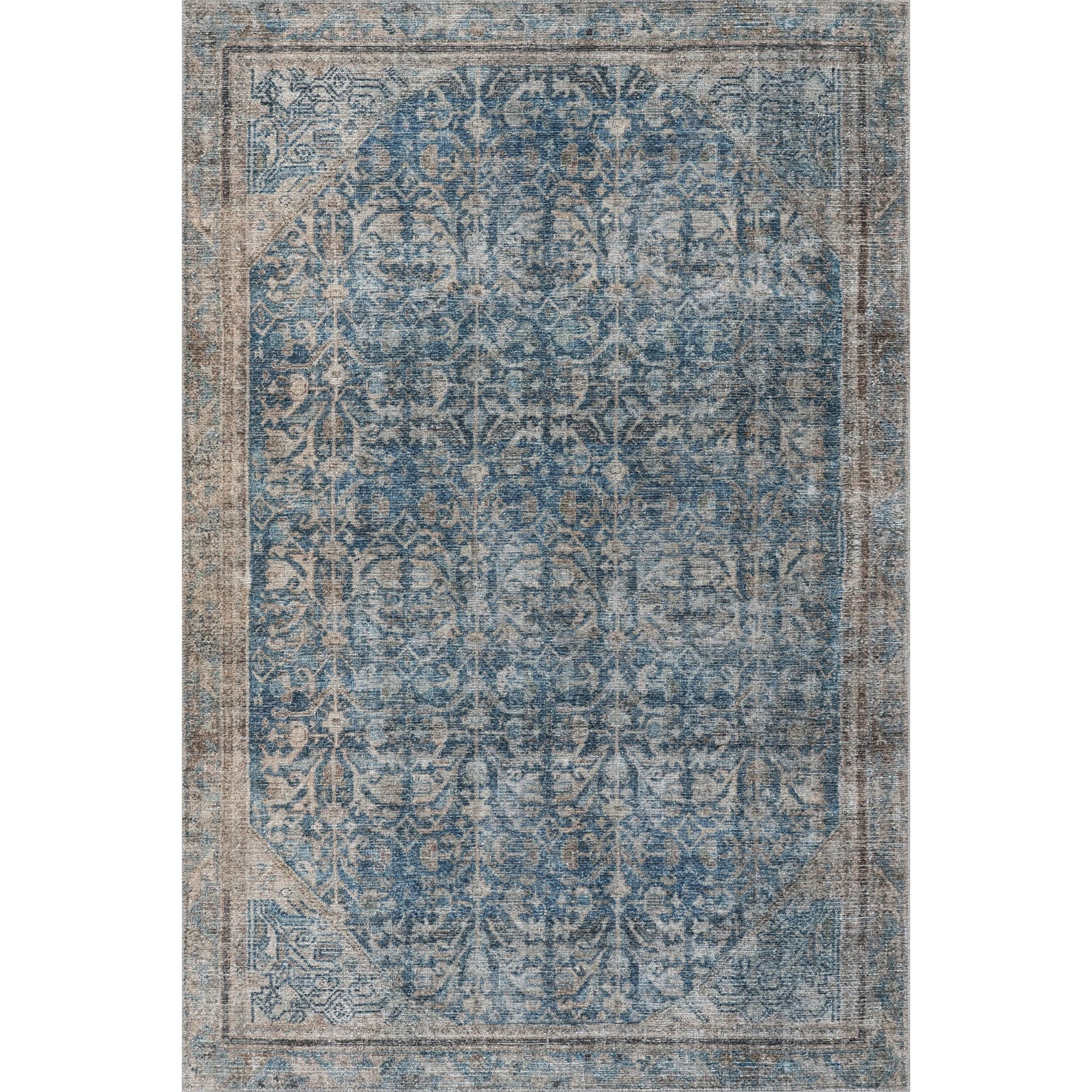 Thavine Vintage & Distressed Washable Rug - Image 5