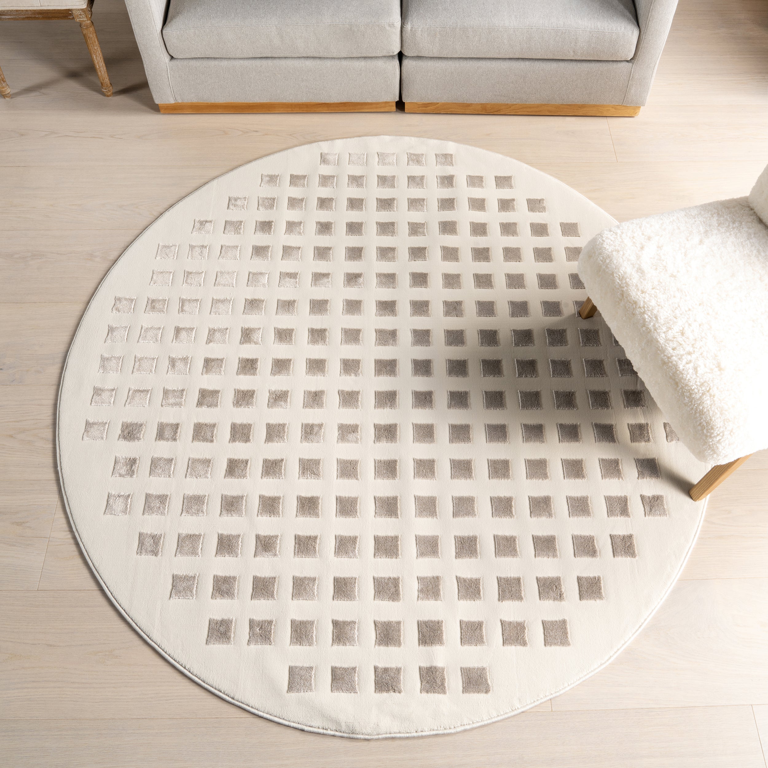 nuLOOM Daleyza Checkered Machine Washable Area Rug - Image 11