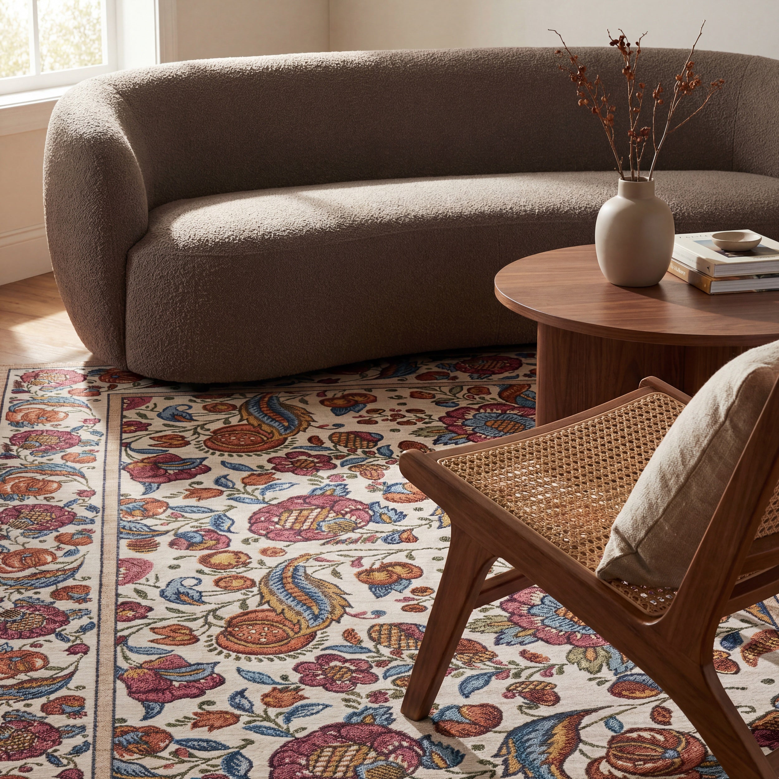 Nuloom Delara Floral & Paisley Washable Rug - Image 9