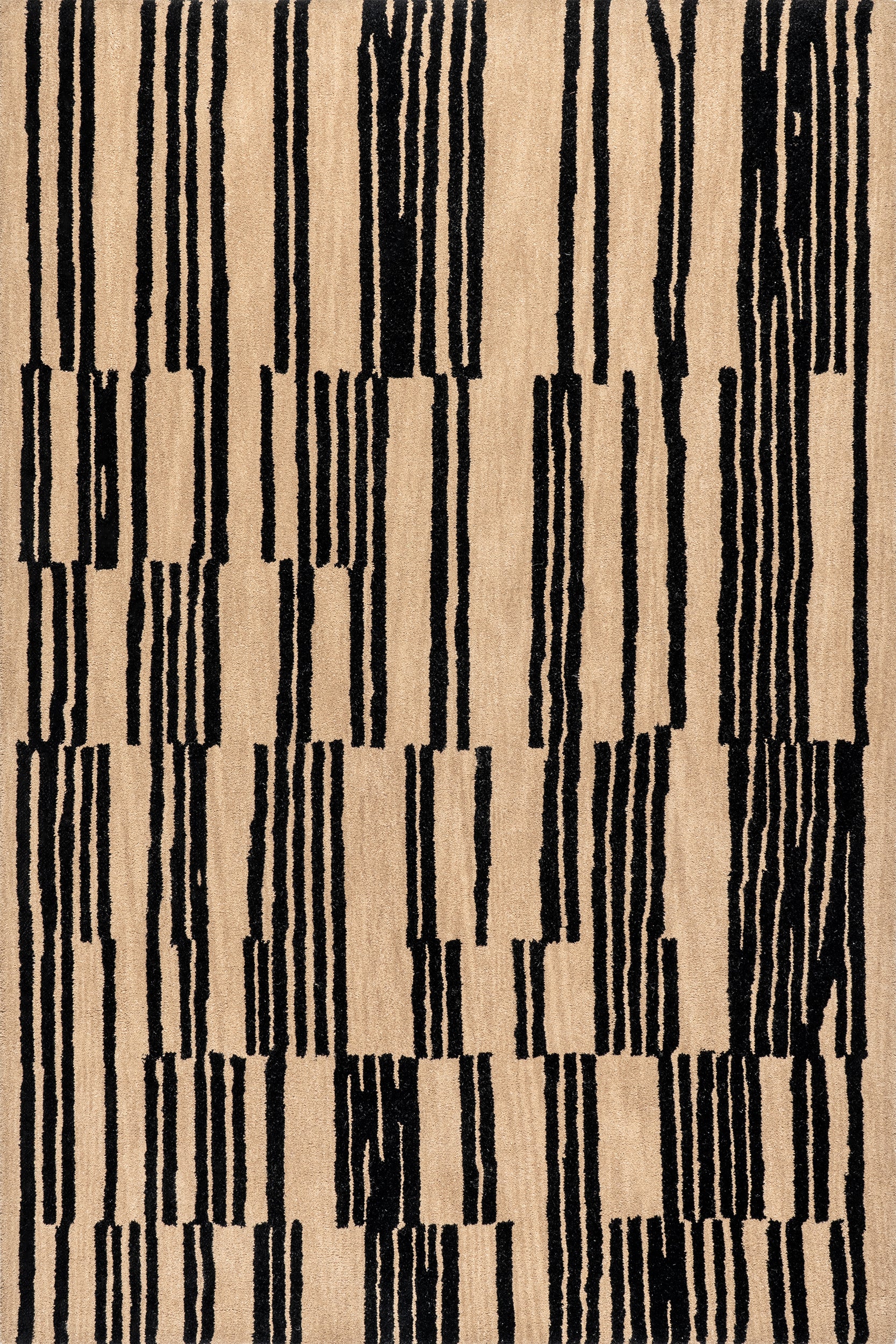 Tara Striped Wool Area Rug