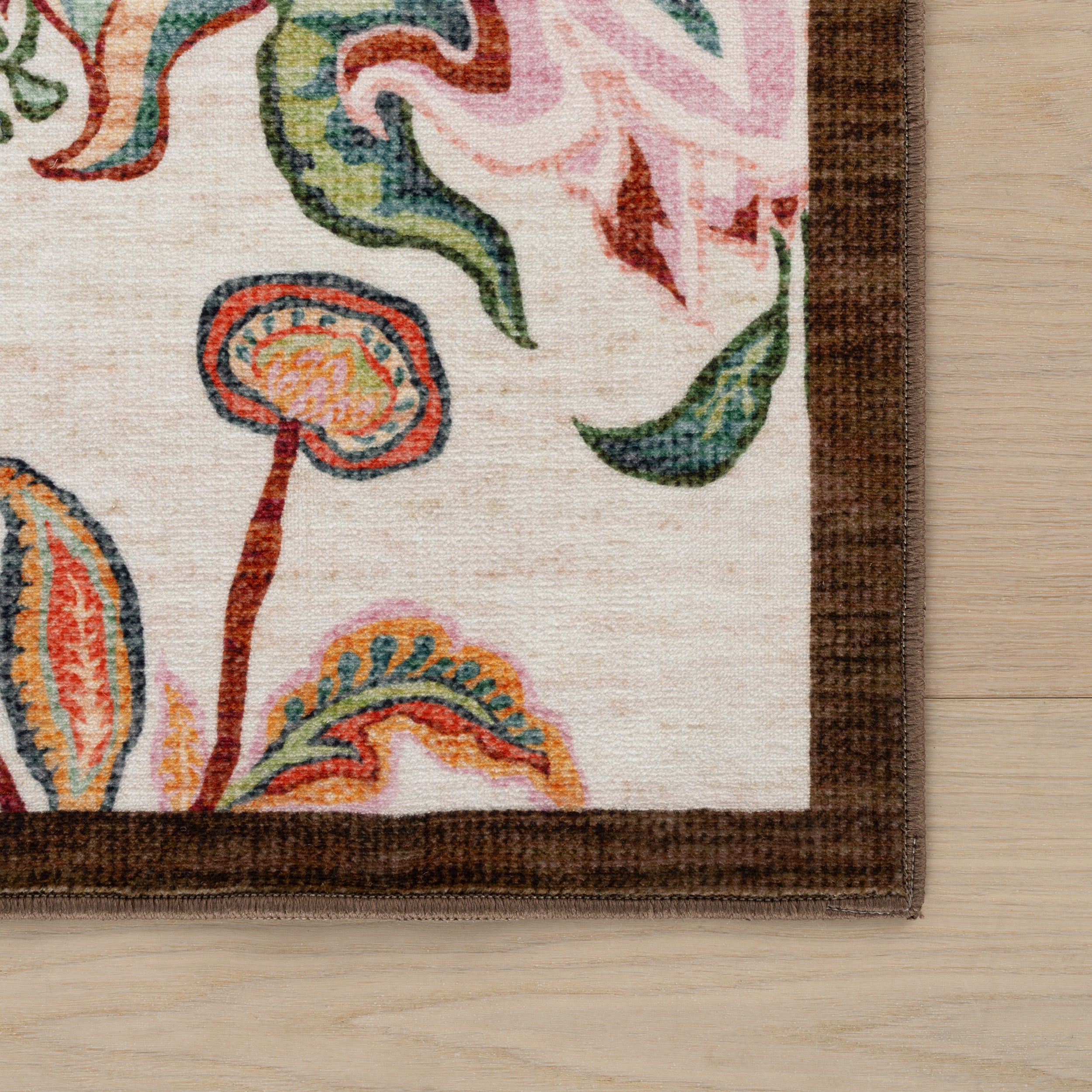 Nuloom Charelle Floral & Paisley Washable Rug - Image 6