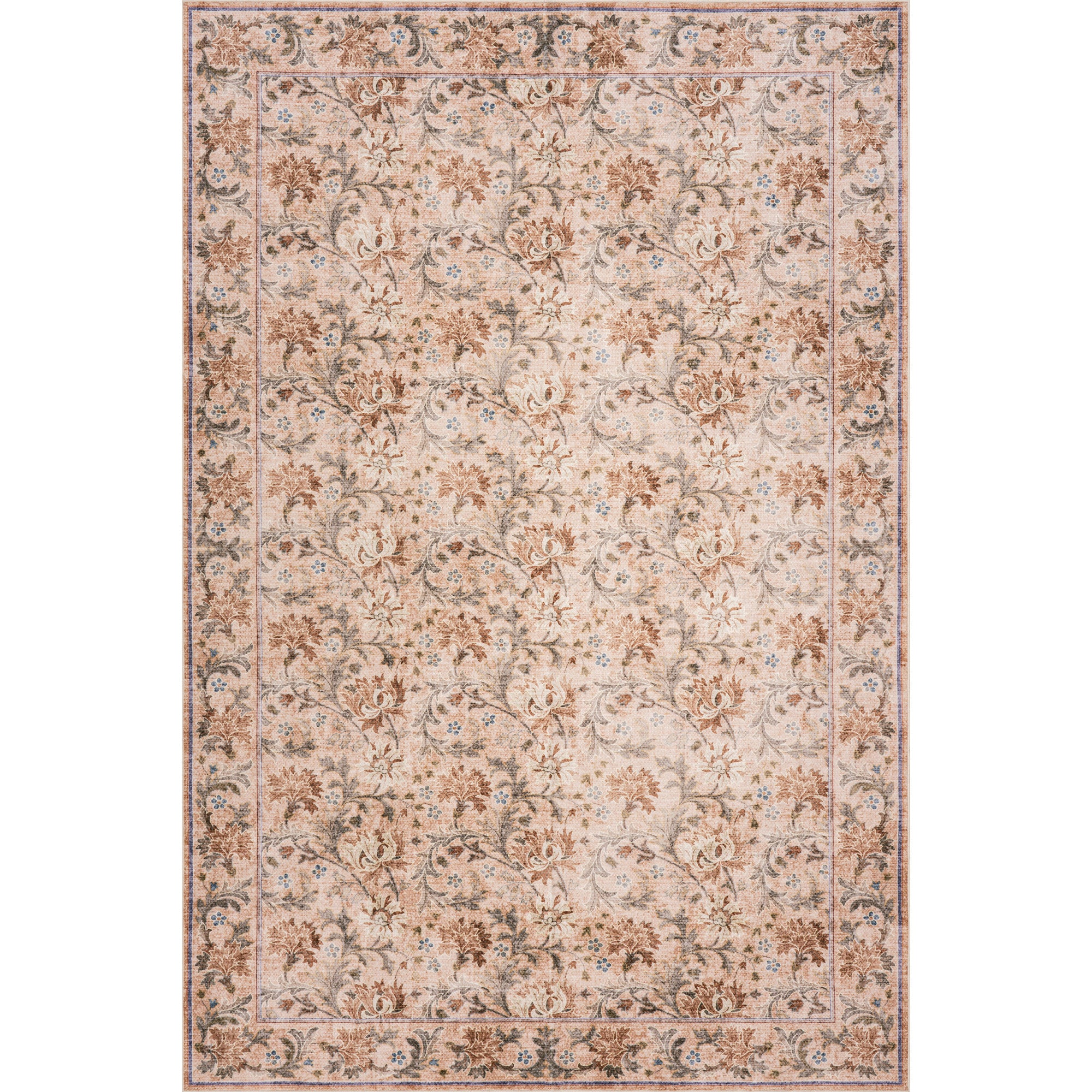 Nuloom Carivelle Floral & Paisley Washable Rug - Image 10