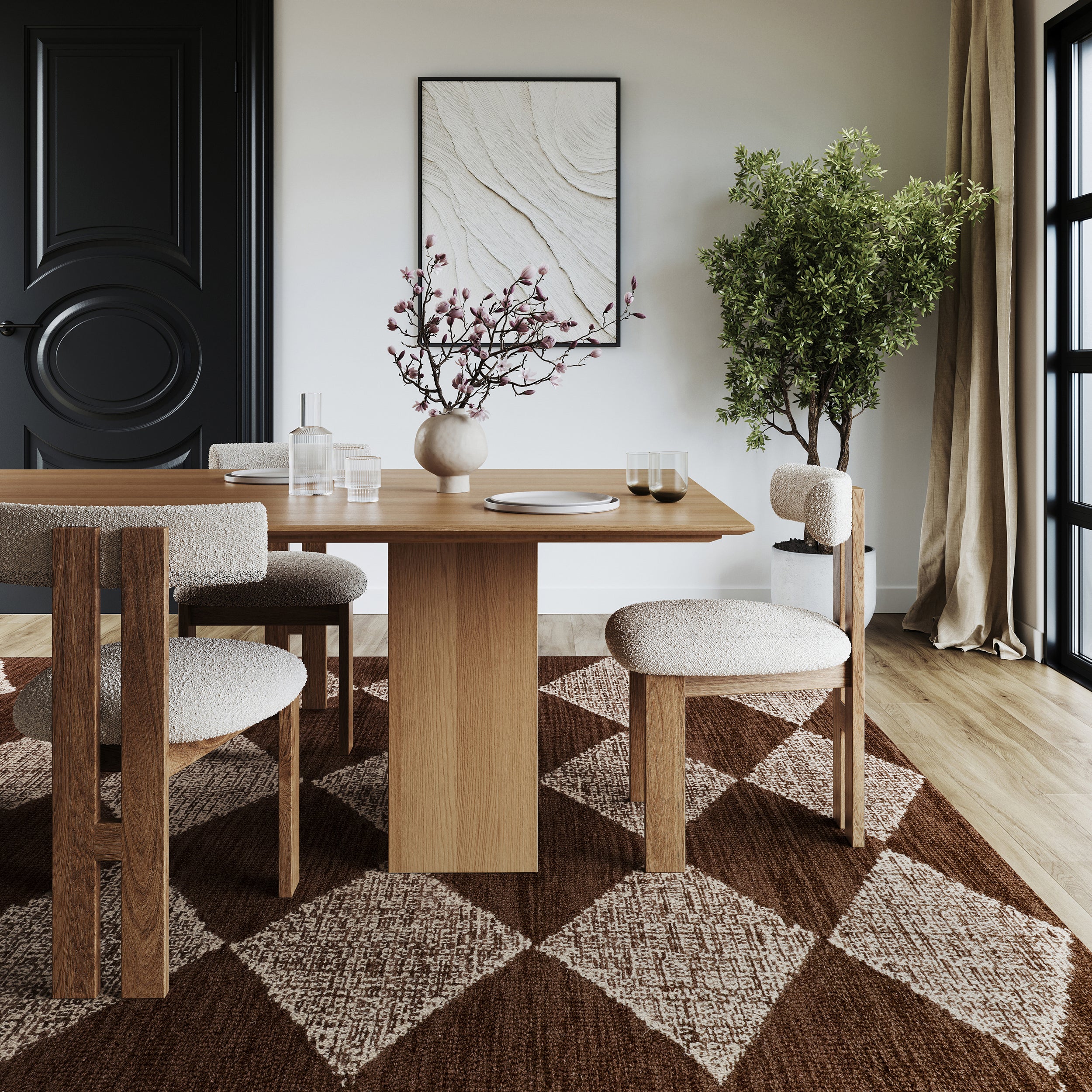 Nuloom Nivora Tufted Diamond Area Rug - Image 9