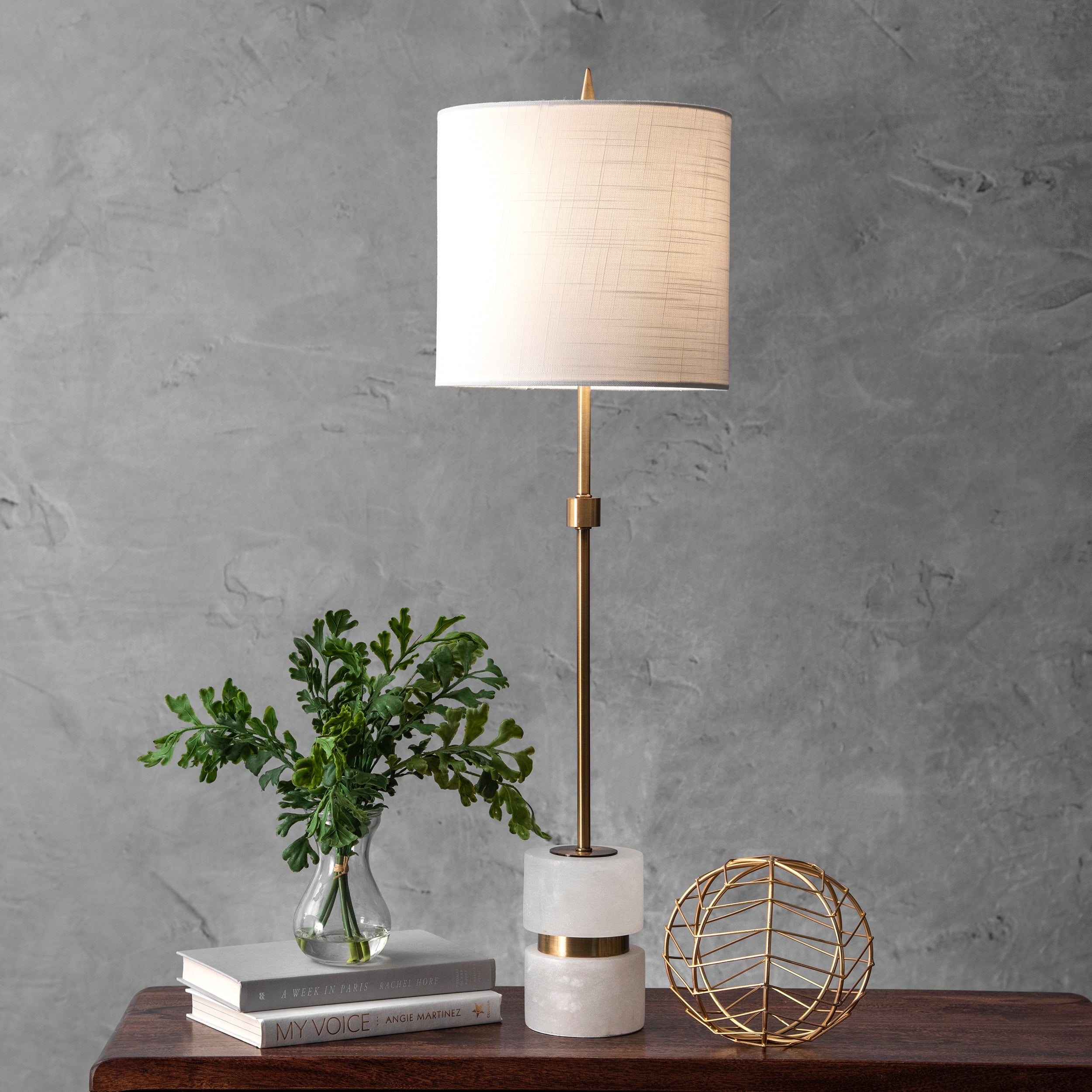 Charlotte 31 Marble Table Lamp - Image 2