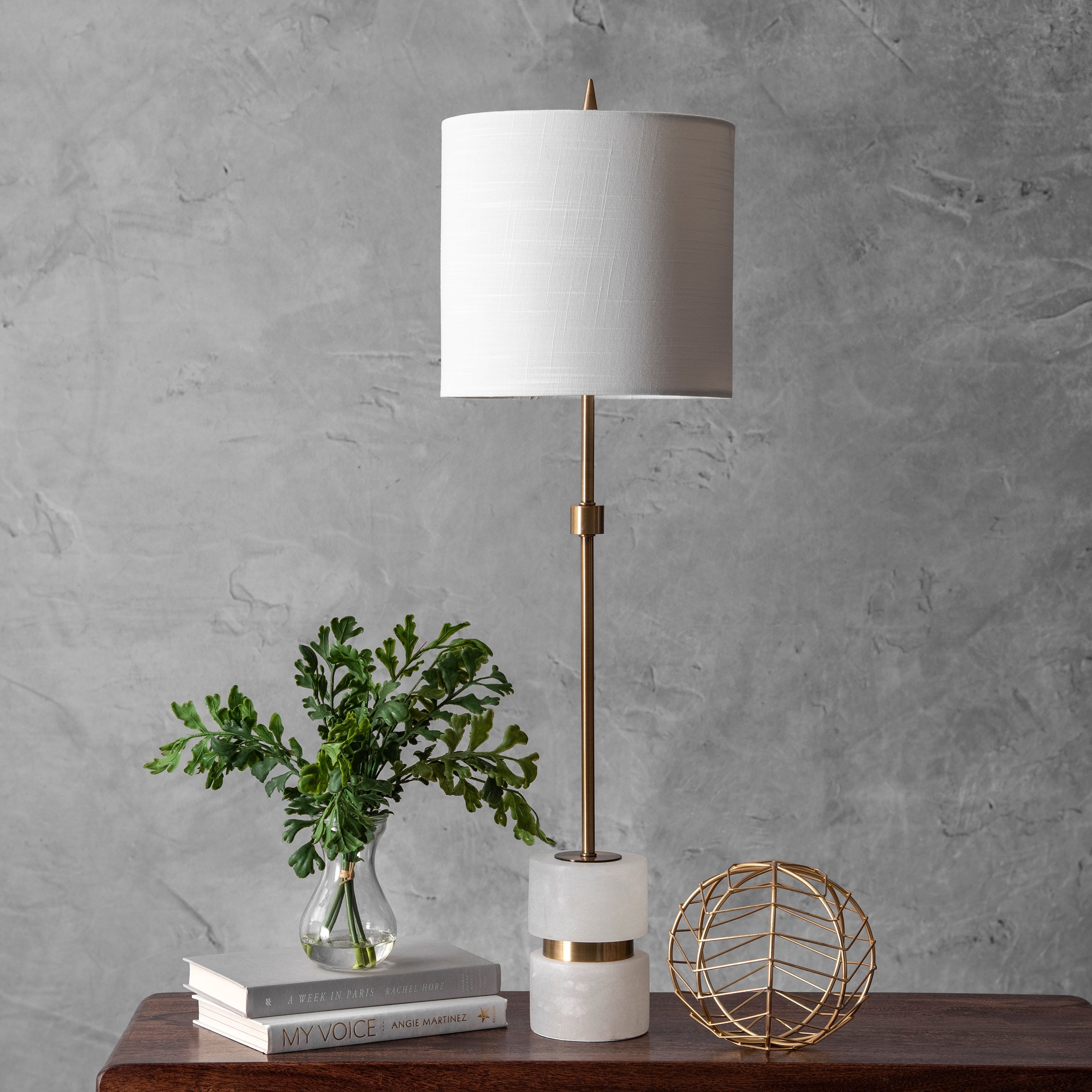 Charlotte 31 Marble Table Lamp - Image 3