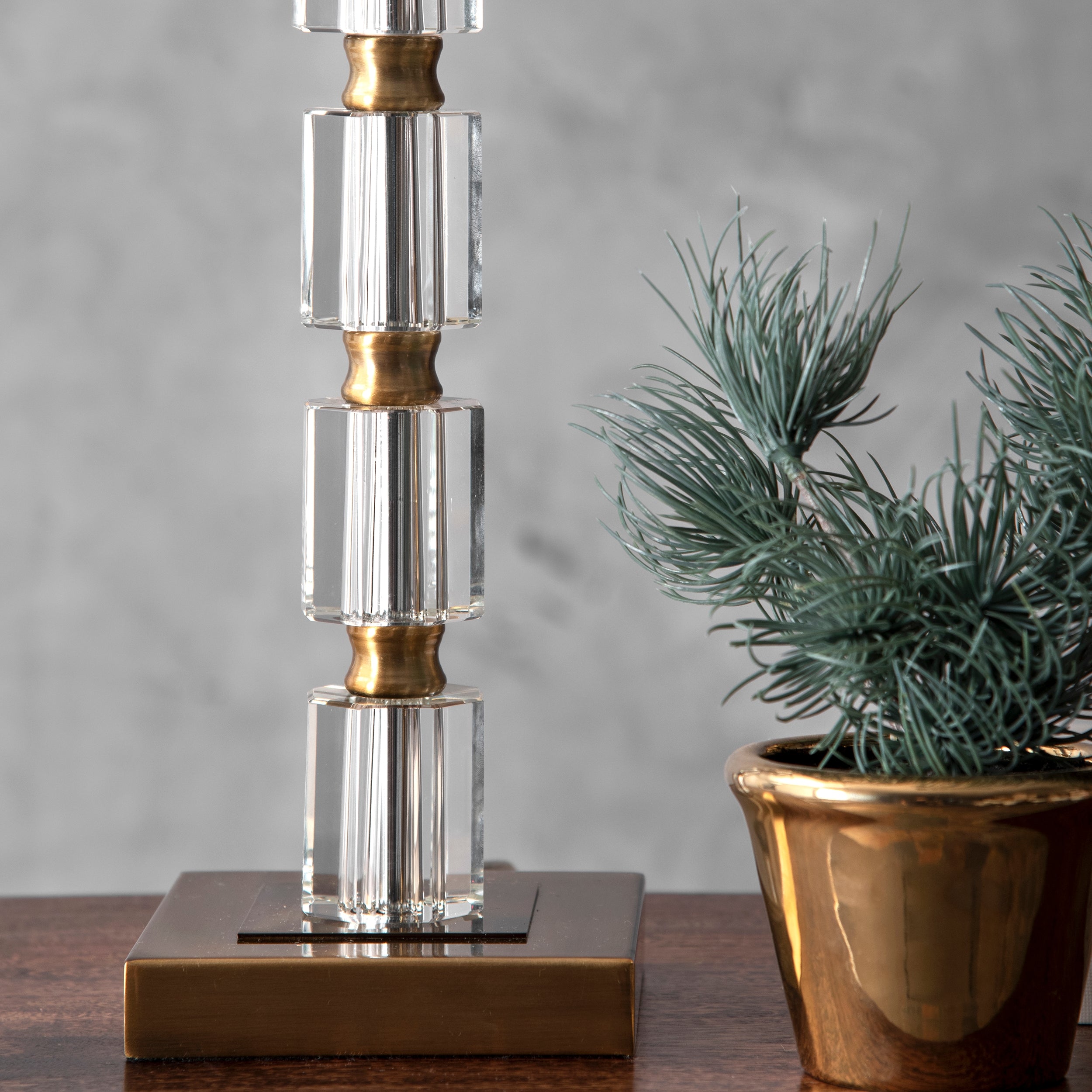 Manhattan 29 Crystal Bamboo Pole Table Lamp - Image 4