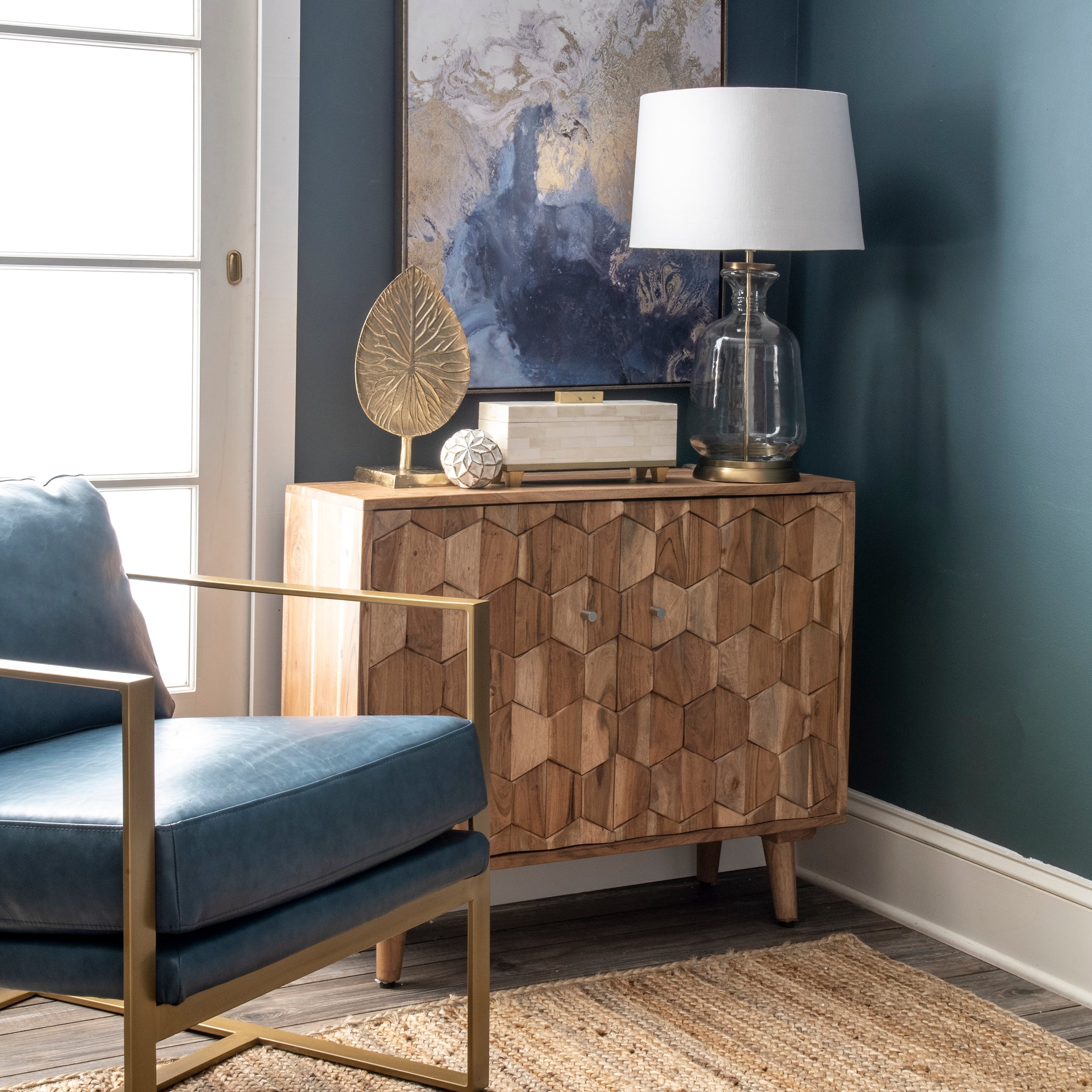 Eagan 24 Glass Table Lamp - Image 4