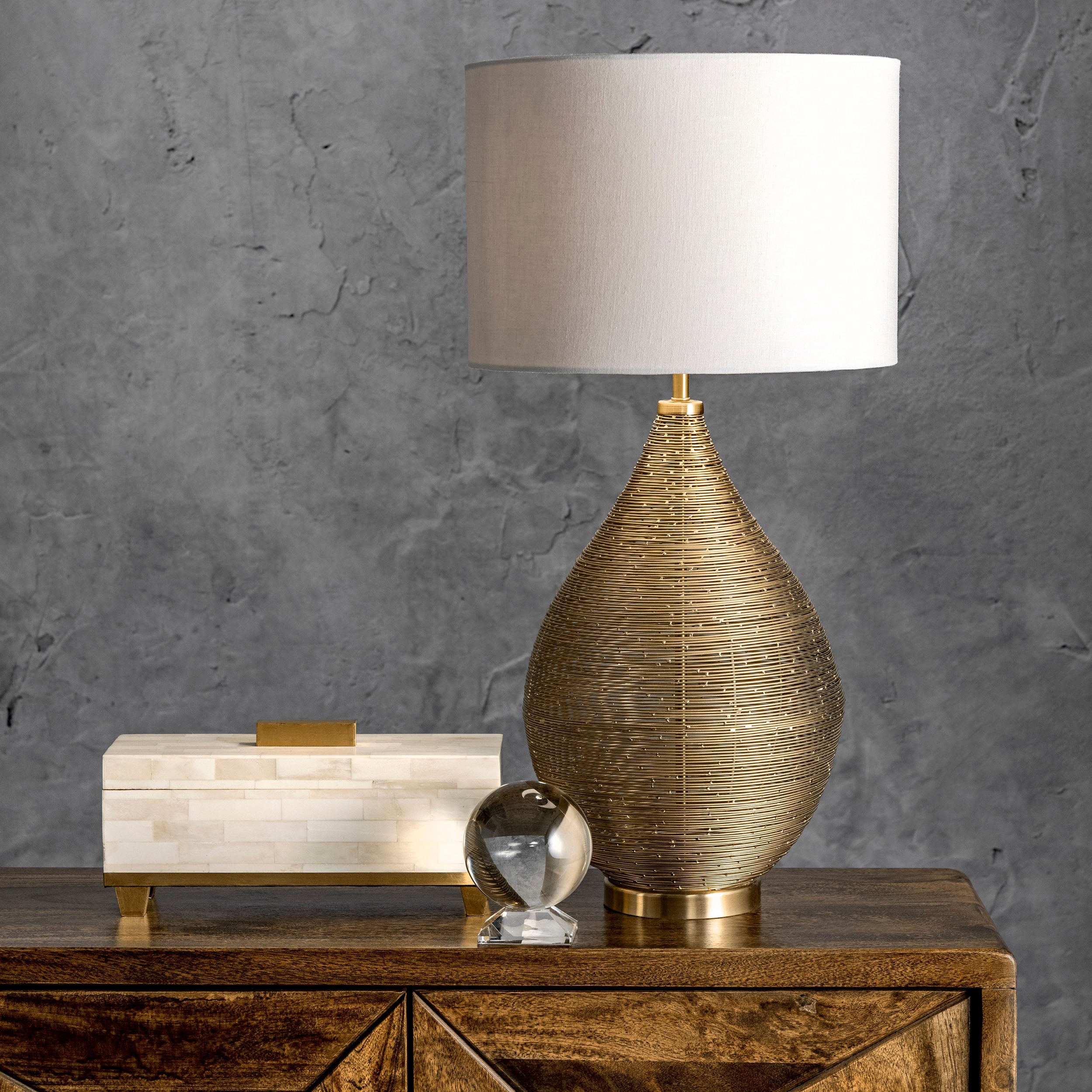 Barlow 26 Iron Wire Framed Table Lamp - Image 2