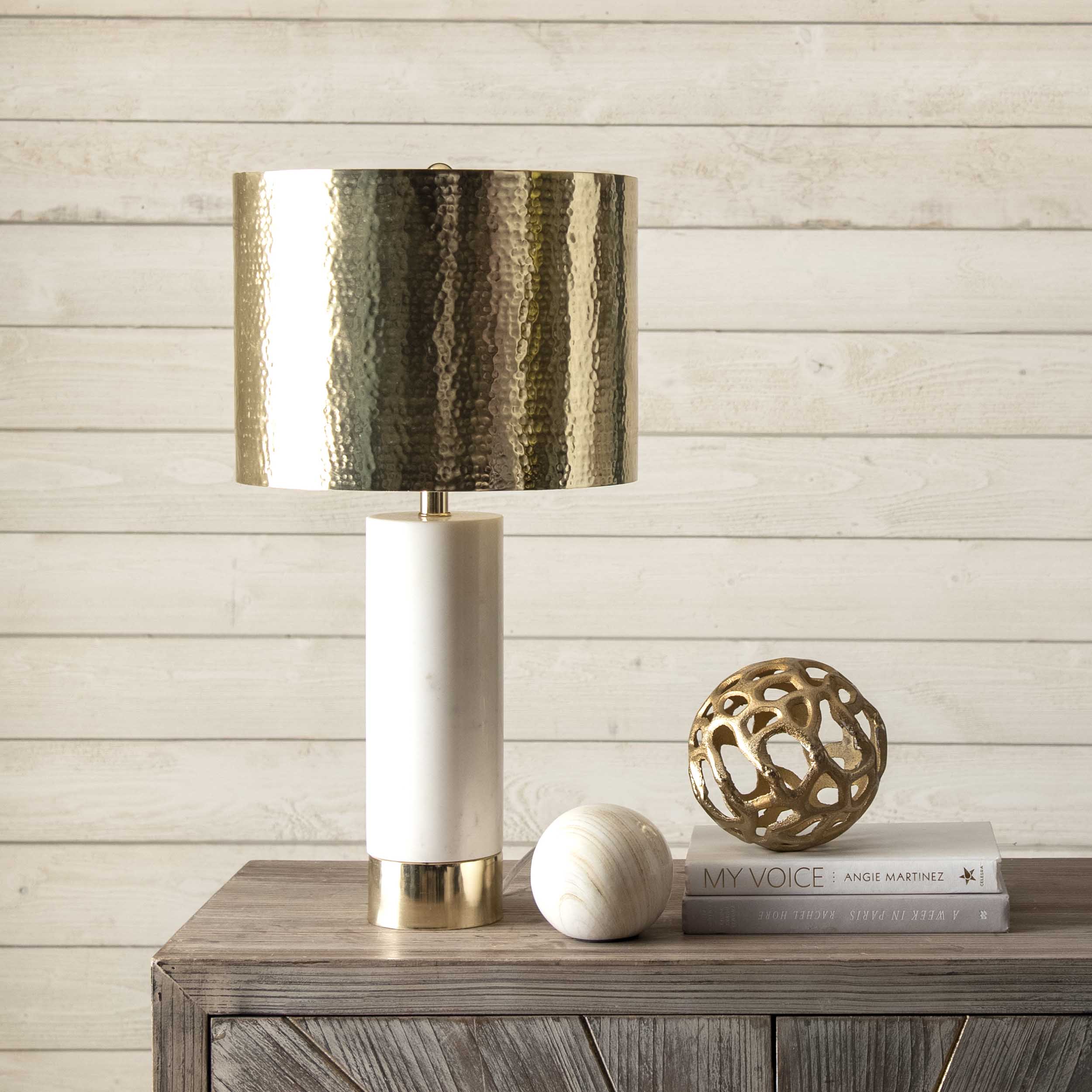 Edina 23 Marble & Iron Table Lamp - Image 4