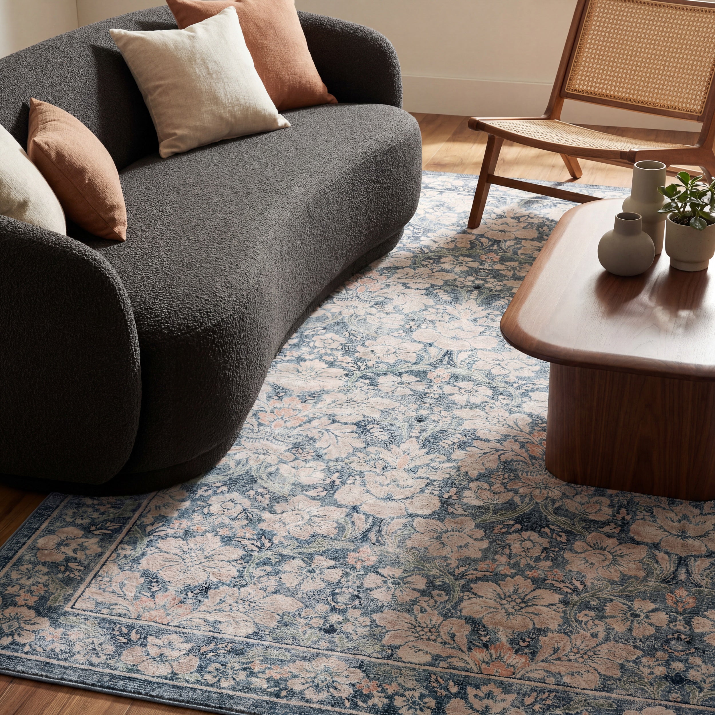 Nuloom Damora Floral & Paisley Washable Rug - Image 9