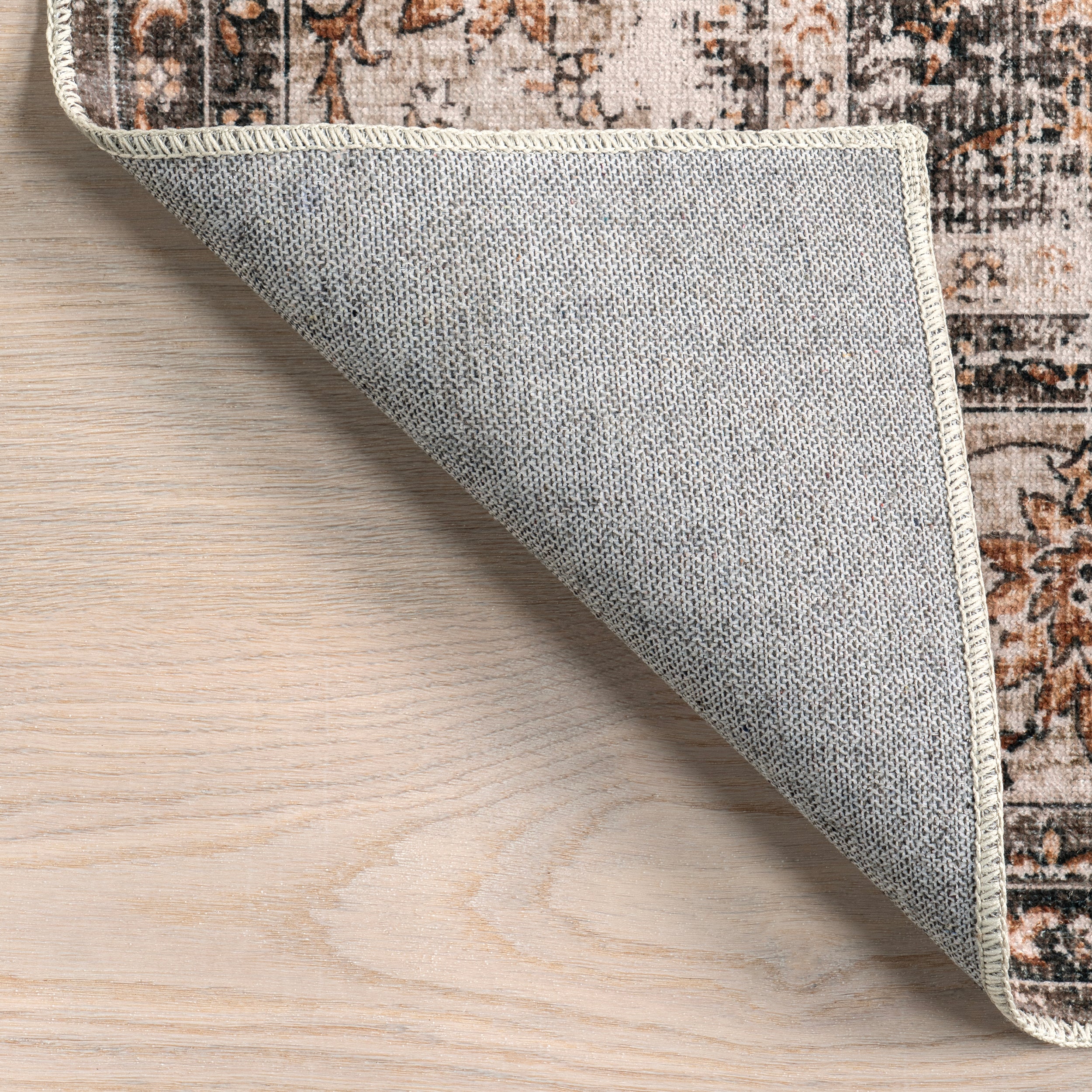 Rosewood Vintage Machine Washable Area Rug - Image 24