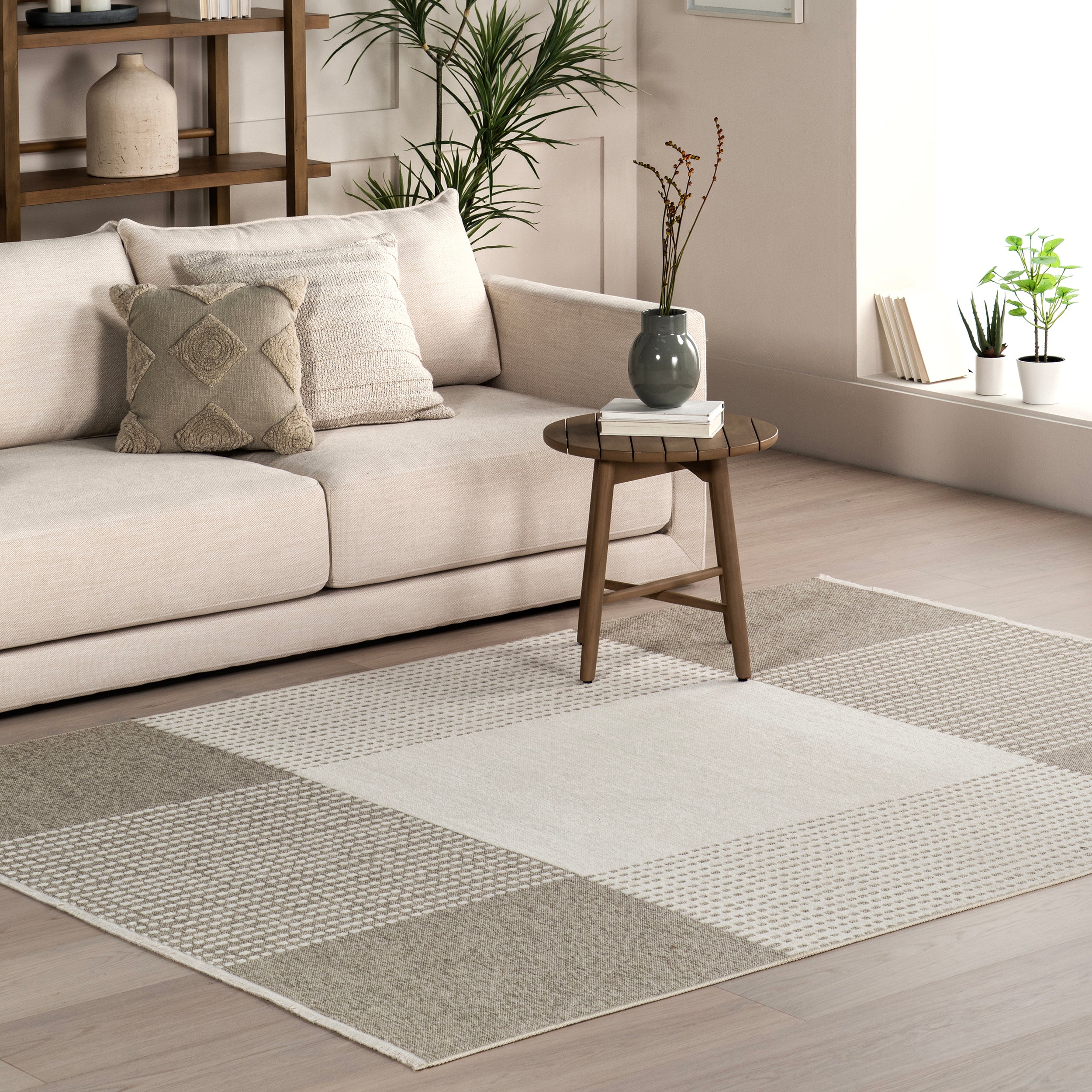 Kirby Plaid Reversible Machine Washable Area Rug - Image 11