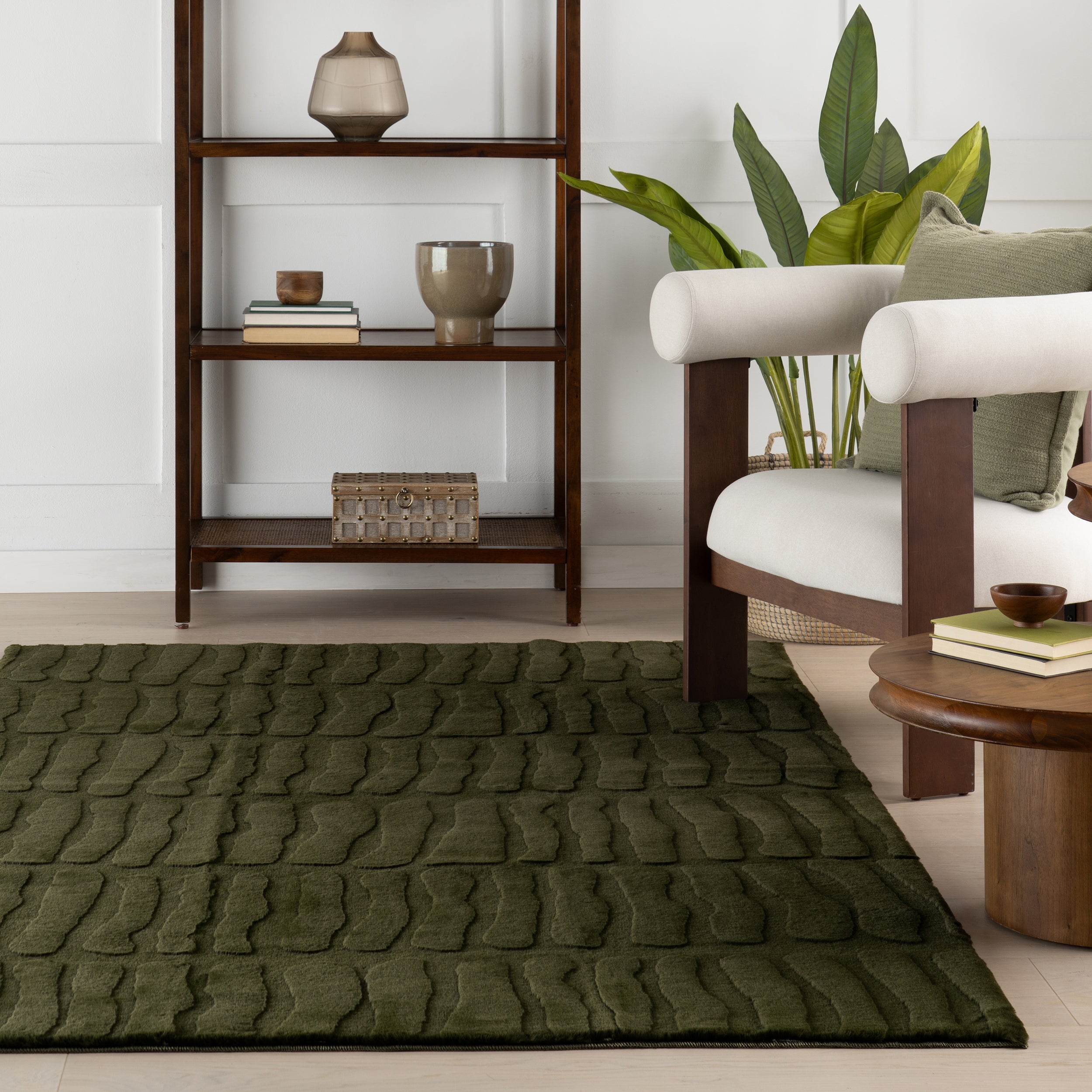 Nuloom Tavina Solid Cloud Washable Area Rug - Image 9