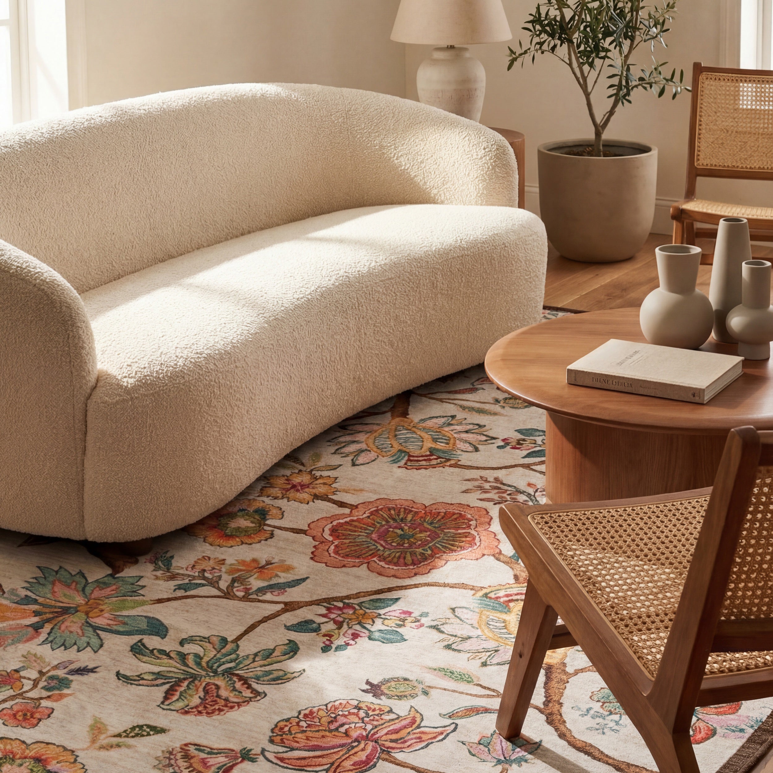 Nuloom Charelle Floral & Paisley Washable Rug - Image 9