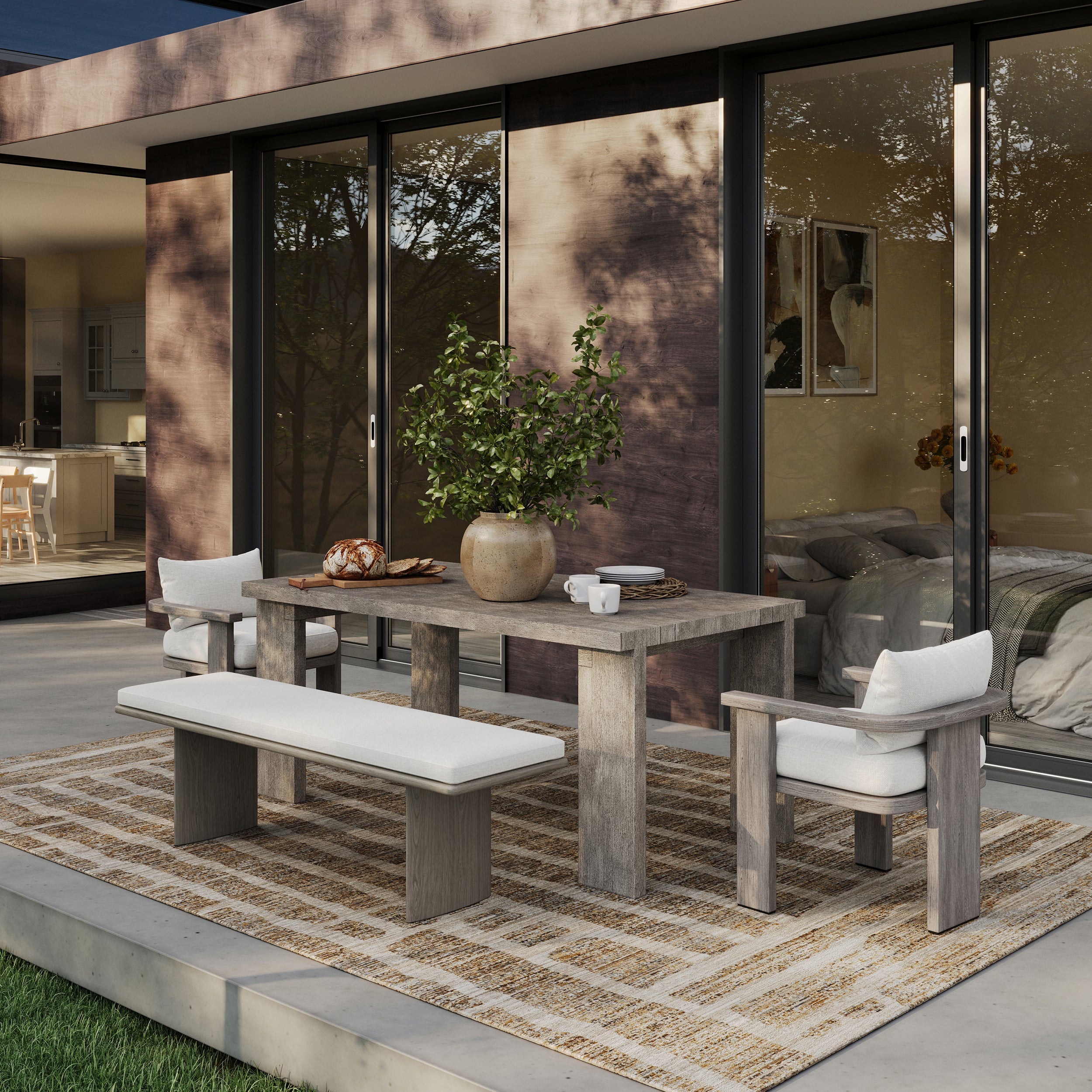 Nuloom Auralisse Modern Woven Abstract Washable Rug - Image 2