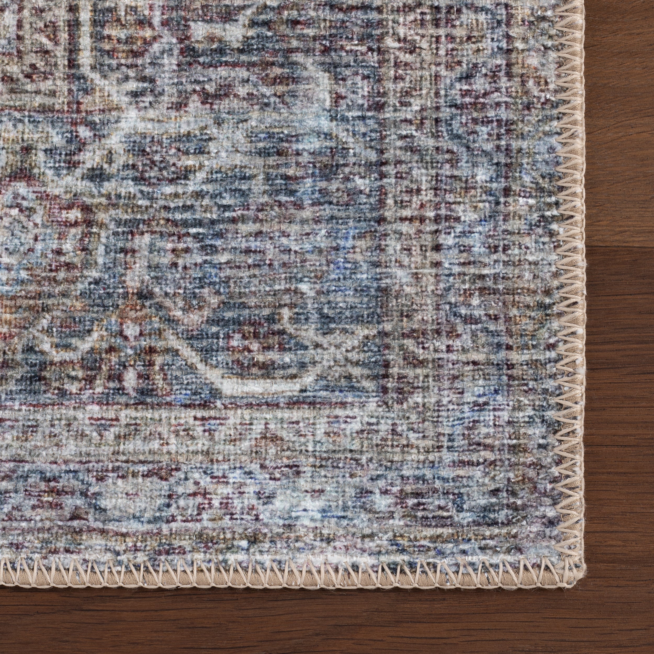 Omariah Vintage & Distressed Washable Rug - Image 13