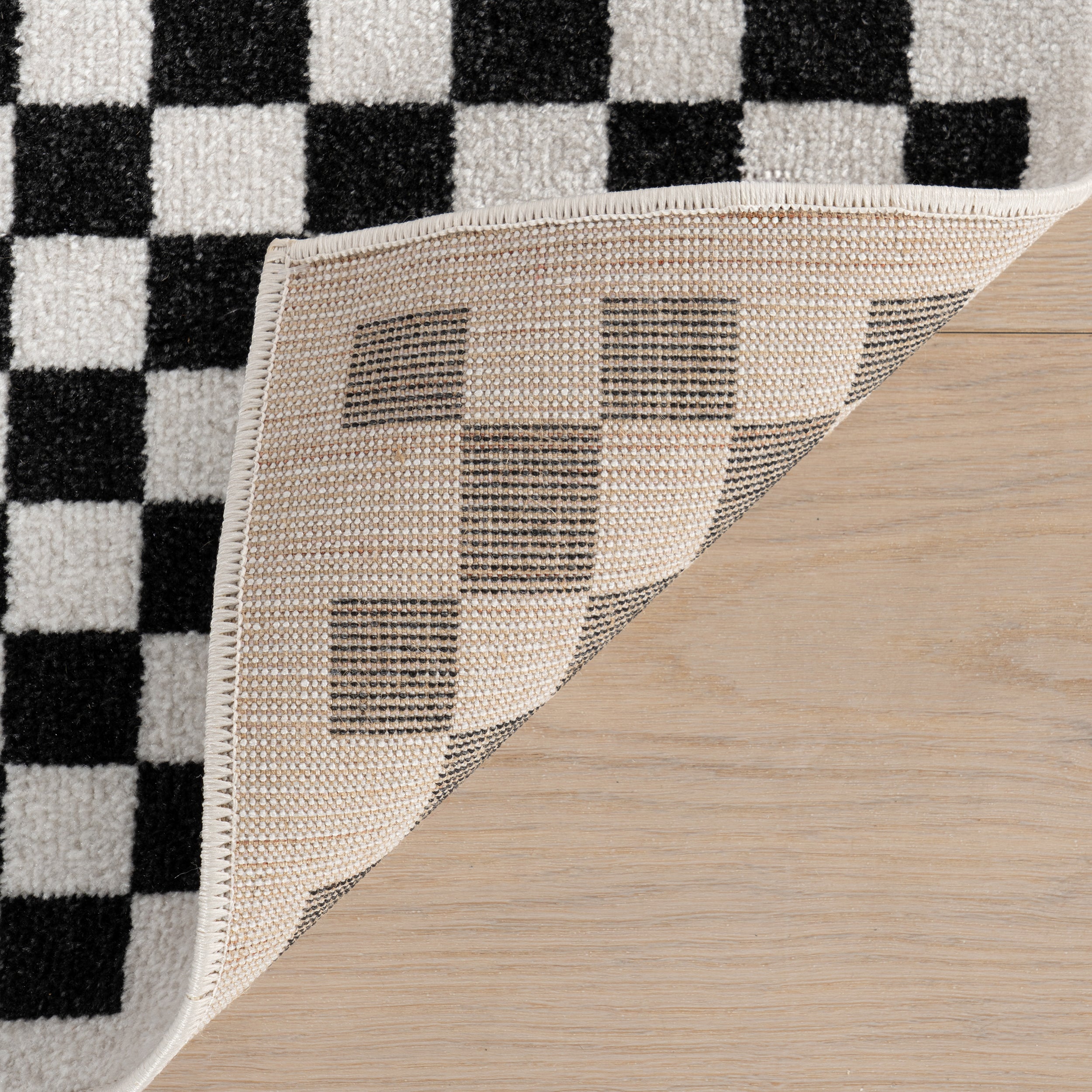 Nikita Faded Geometric Machine Washable Area Rug - Image 18