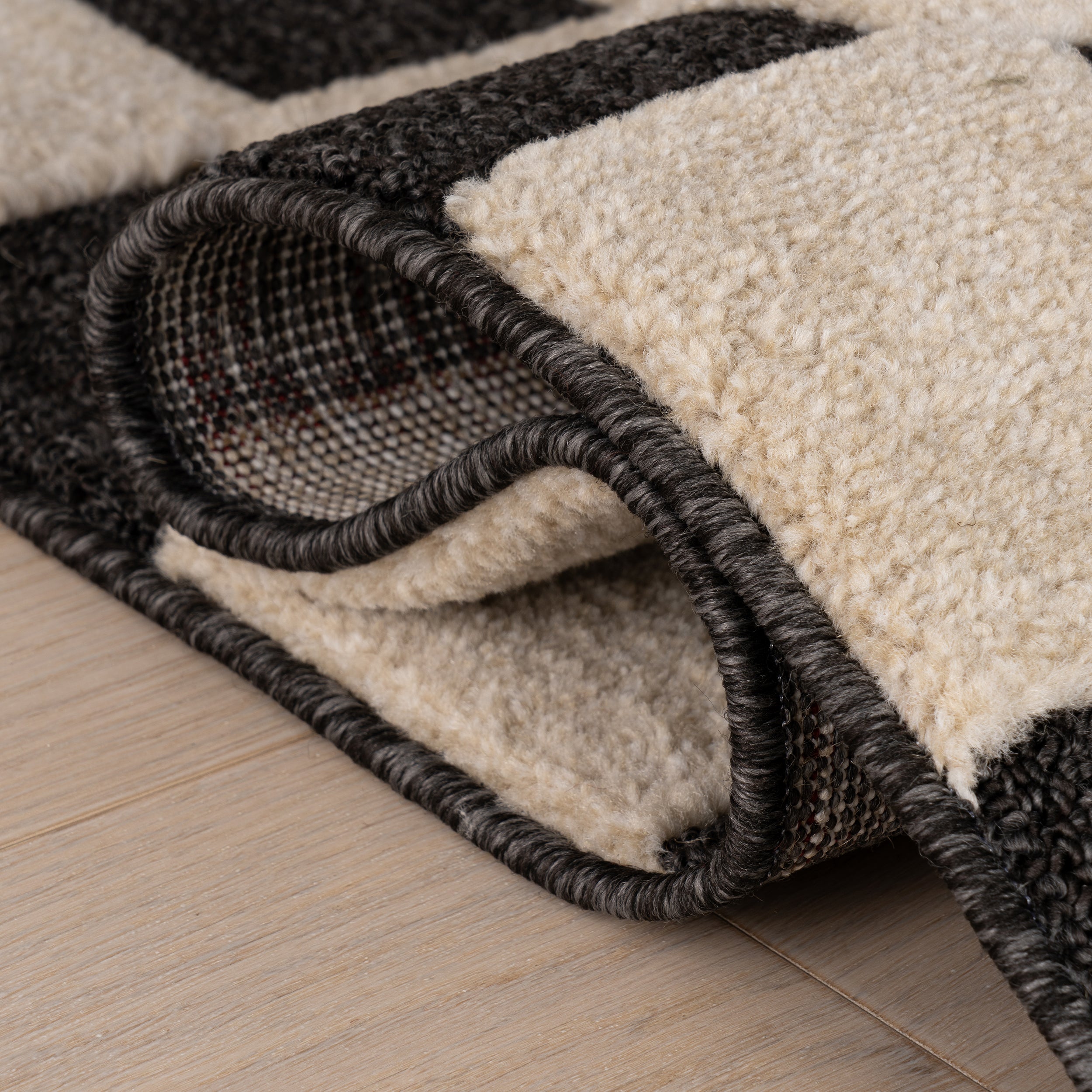 Kaelisse Checkered Modern Indoor Area Rug - Image 4
